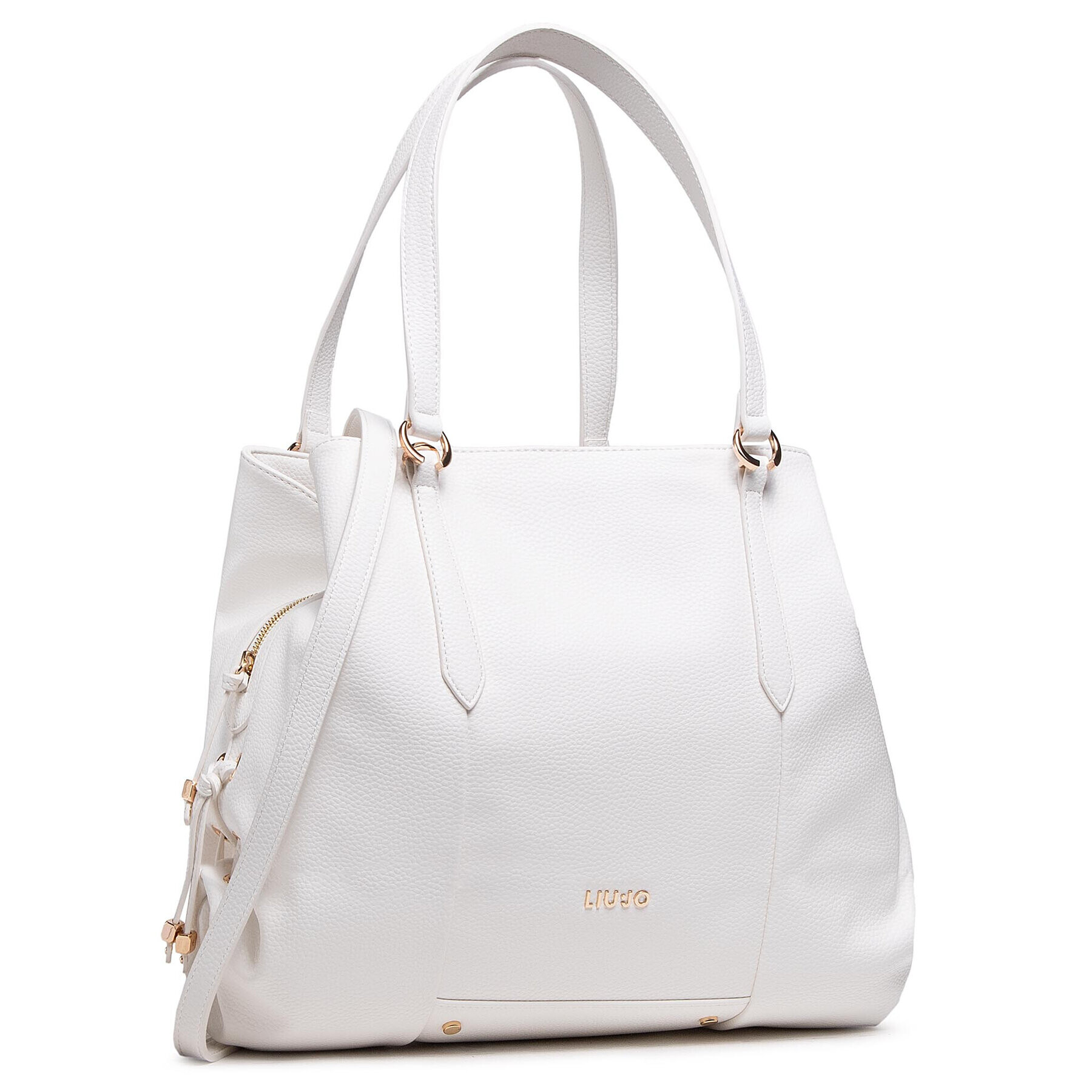 Liu Jo Дамска чанта M Satchel AA1245 E0027 Бял - Pepit.bg