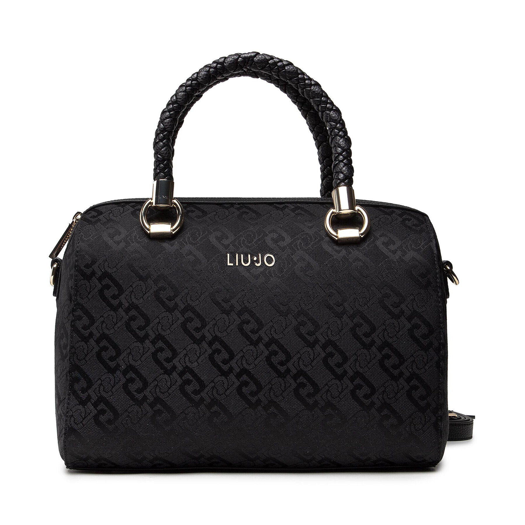 Liu Jo Дамска чанта M Satchel AF1158 T6438 Черен - Pepit.bg