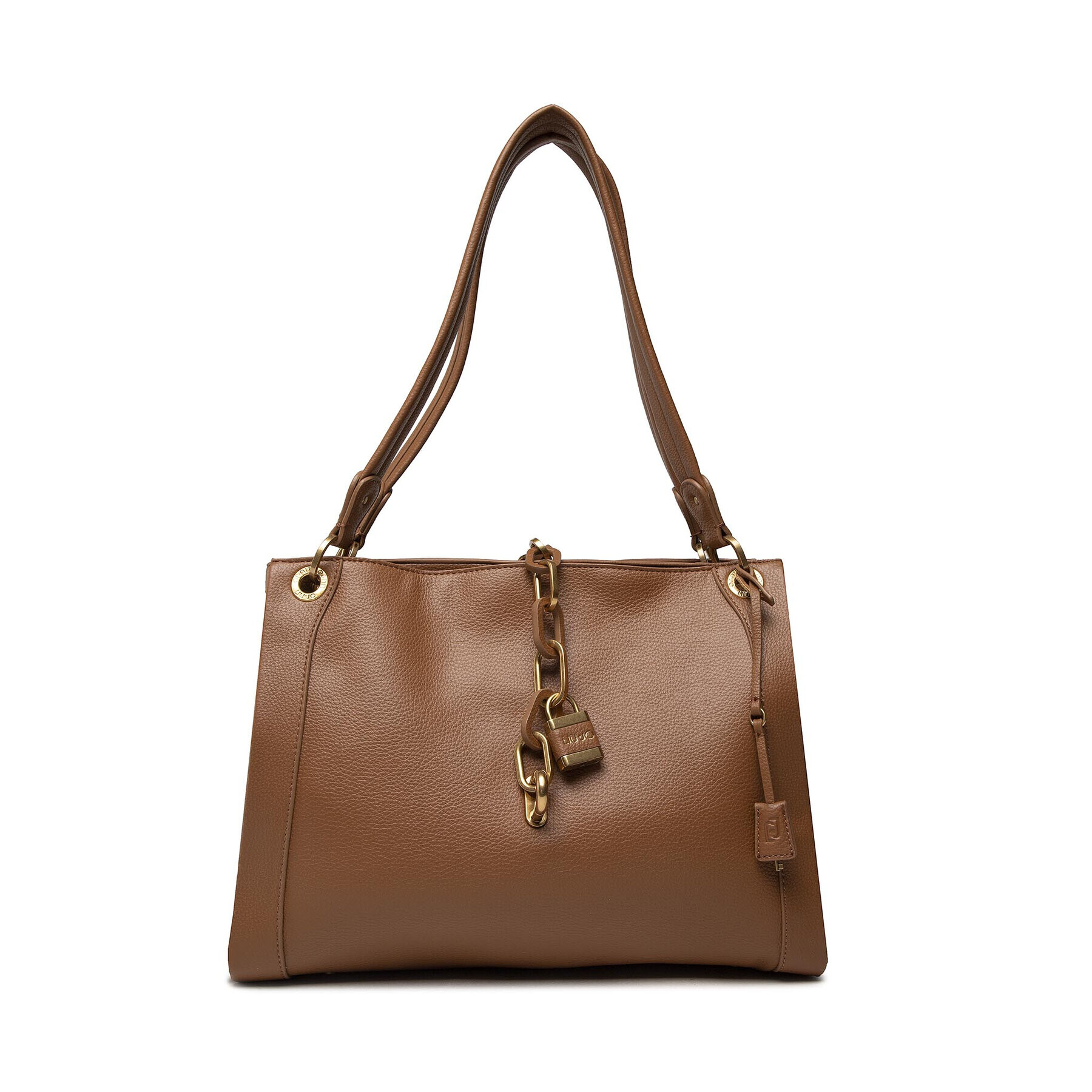 Liu Jo Дамска чанта M Satchel NF1045 E0031 Кафяв - Pepit.bg