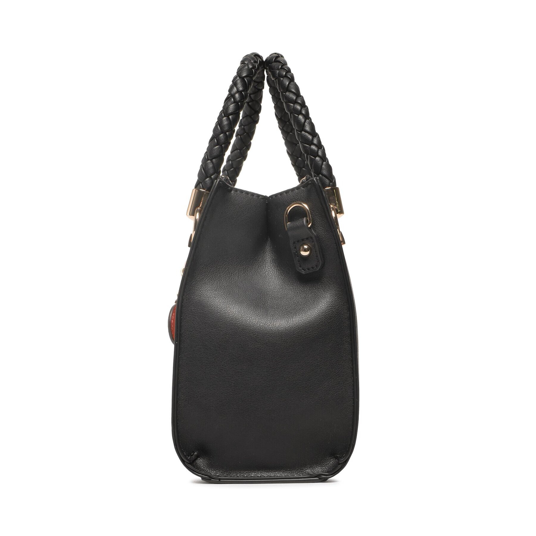 Liu Jo Дамска чанта S Satchel Double AA3243 E0013 Черен - Pepit.bg