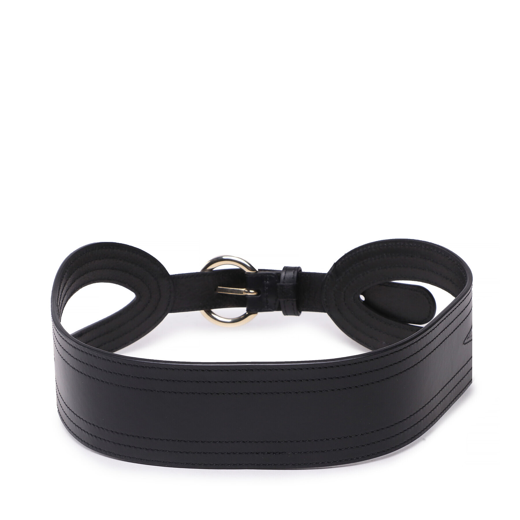 Liu Jo Колан в талията Bustino 8 Cm AA3340 P0102 Черен - Pepit.bg
