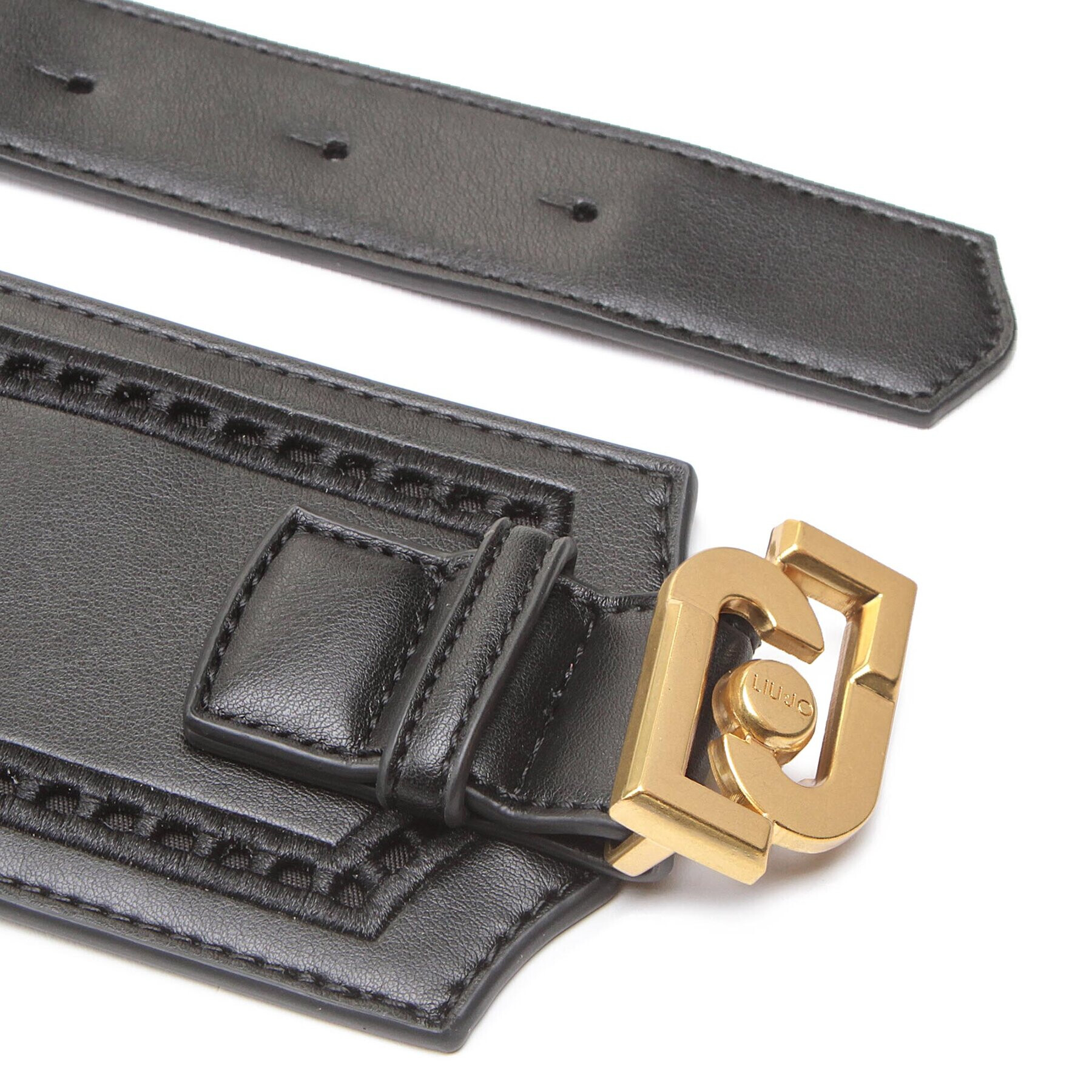 Liu Jo Дамски колан Ecs Eaist Belt 8.5 AA3316 E0050 Черен - Pepit.bg