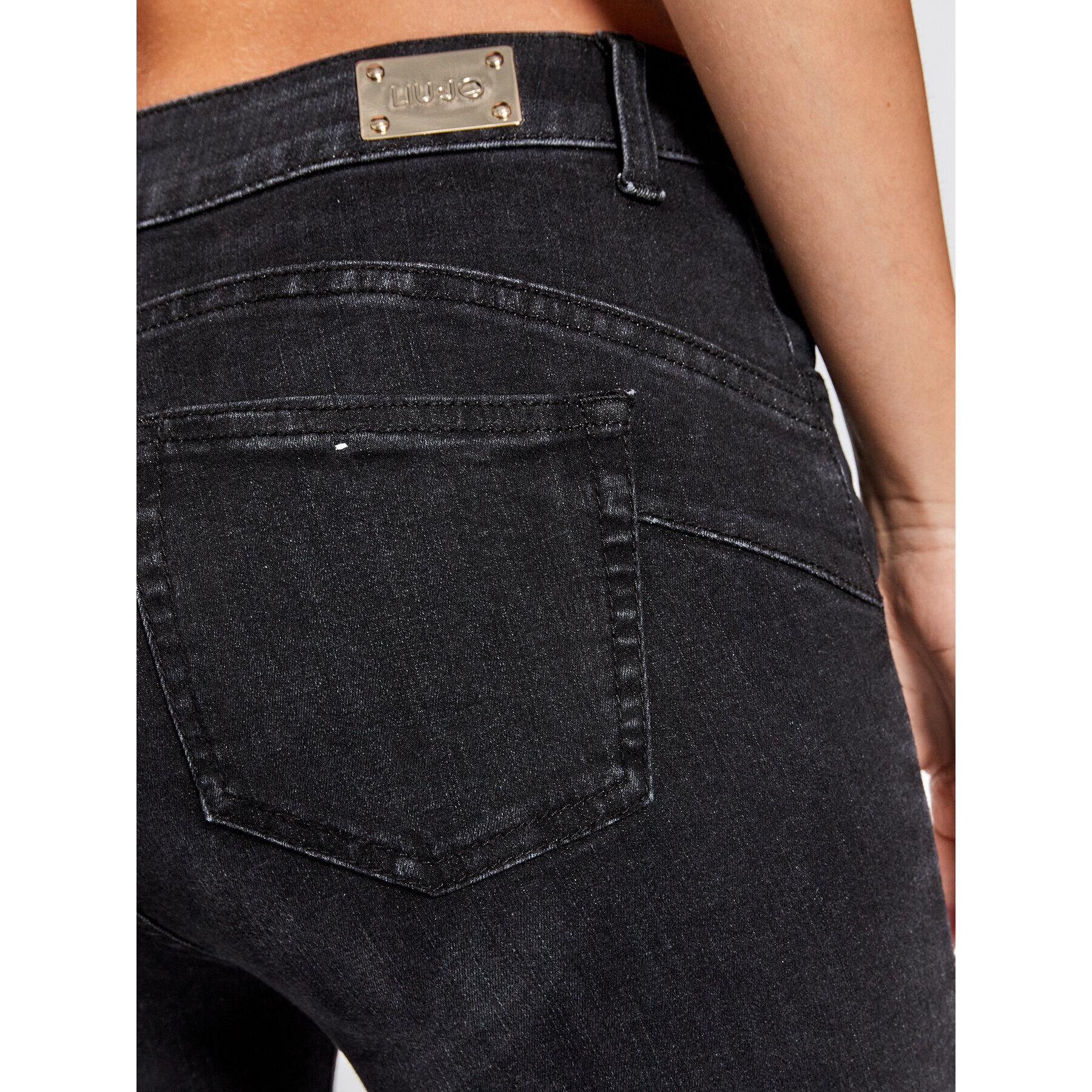 Liu Jo Дънки CF1306 D4664 Черен Skinny Fit - Pepit.bg