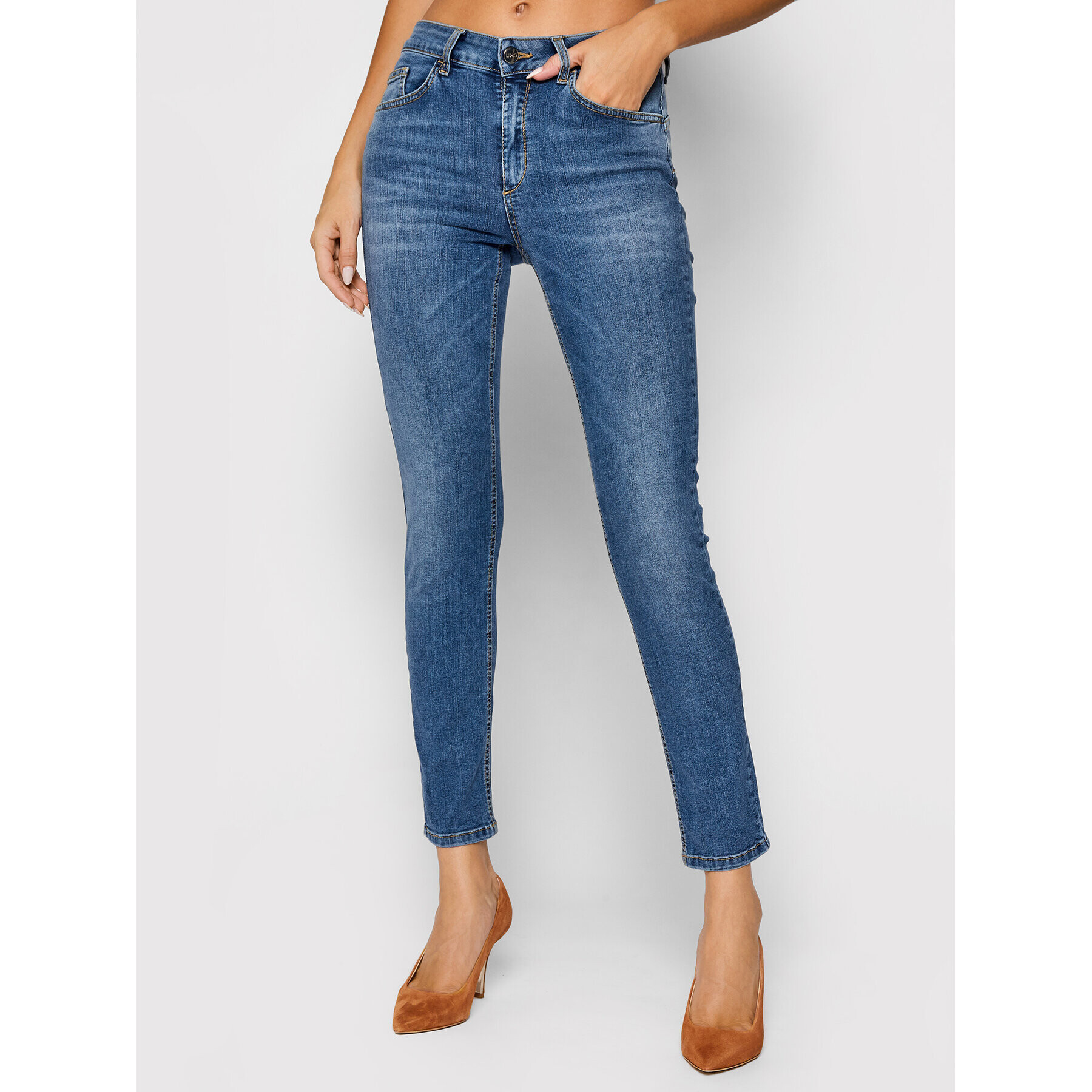 Liu Jo Дънки CF1306 D4664 Син Skinny Fit - Pepit.bg