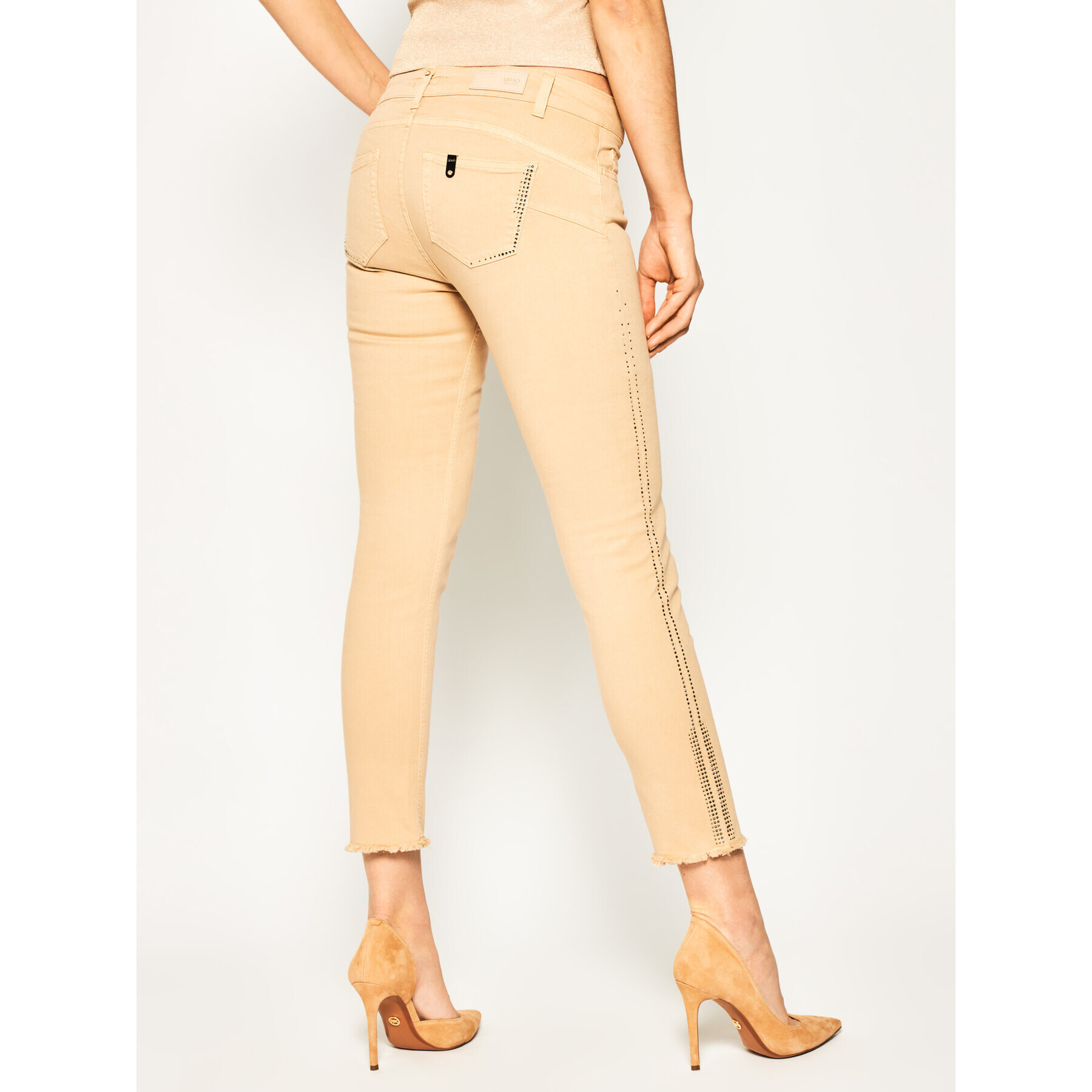 Liu Jo Дънки тип Regular Fit FA0203 T8361 Бежов Regular Fit - Pepit.bg