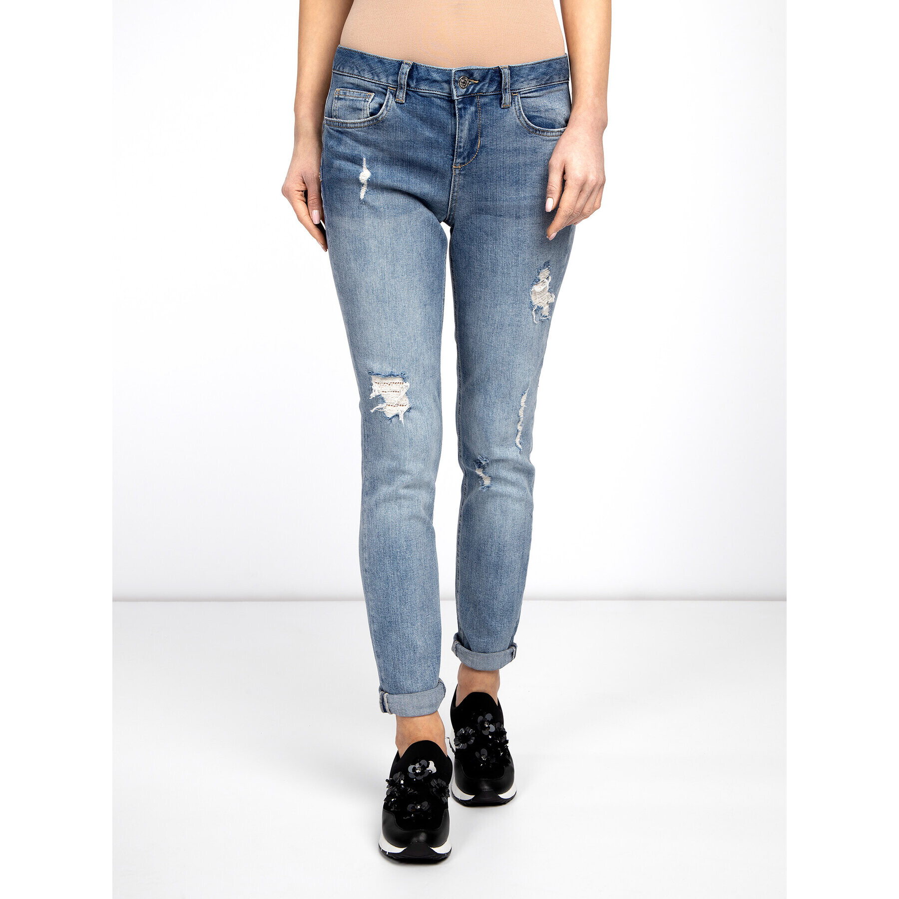 Liu Jo Дънки тип Slim Fit T19168 D4346 Син Slim Fit - Pepit.bg