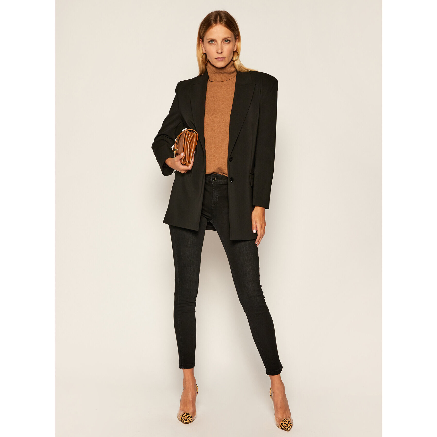 Liu Jo Дънки тип Slim Fit UF0042 D4370 Черен Slim Fit - Pepit.bg