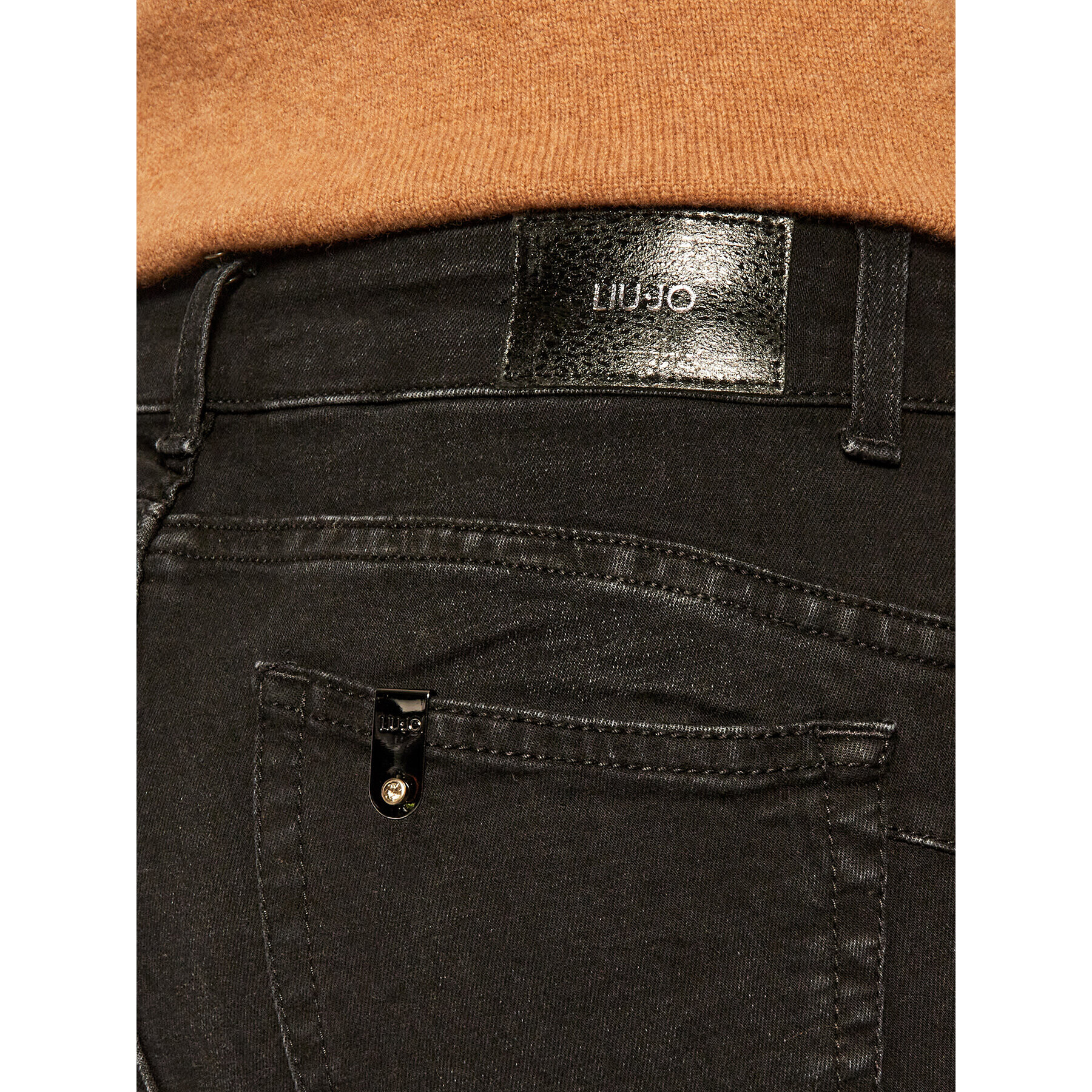 Liu Jo Дънки тип Slim Fit UF0042 D4370 Черен Slim Fit - Pepit.bg