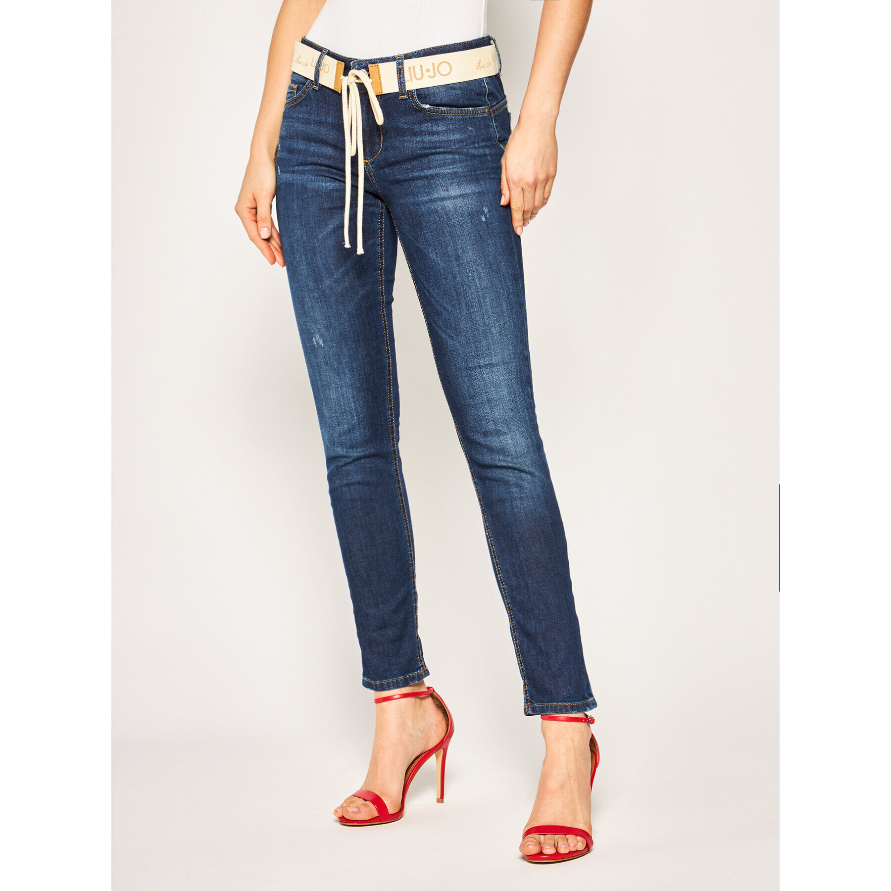 Liu Jo Дънки UA0006 D4457 Тъмносин Slim Fit - Pepit.bg