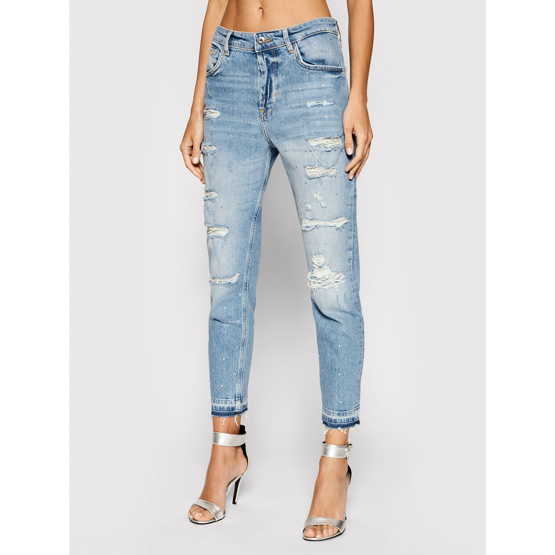 Liu Jo Дънки UA1019 D4343 Тъмносин Straight Fit - Pepit.bg