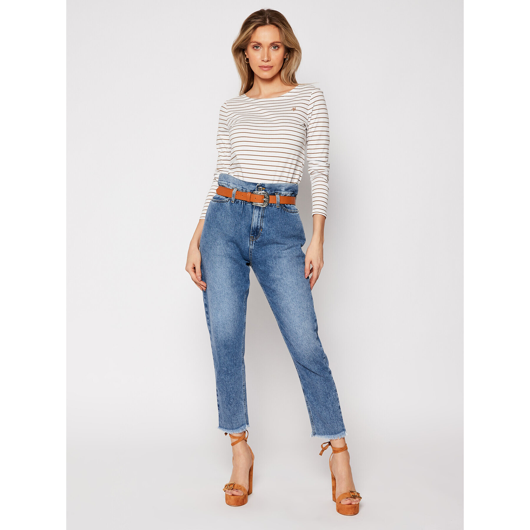 Liu Jo Дънки UA1072 D4623 Син Boyfriend Fit - Pepit.bg