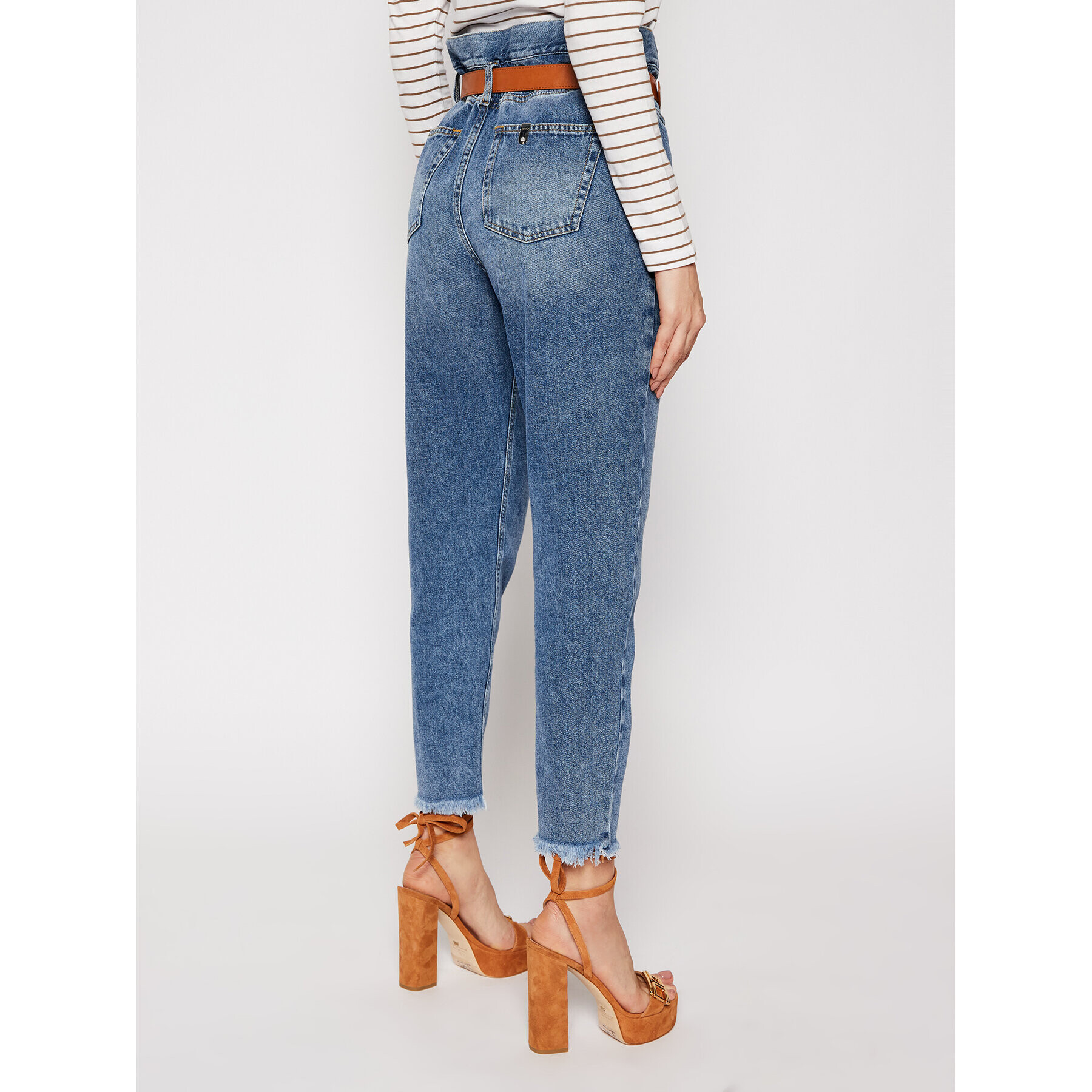 Liu Jo Дънки UA1072 D4623 Син Boyfriend Fit - Pepit.bg