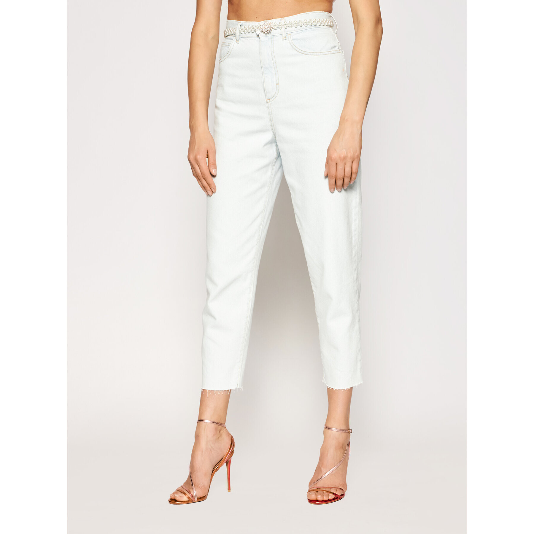 Liu Jo Дънки UA1143 D4470 Син Mom Fit - Pepit.bg