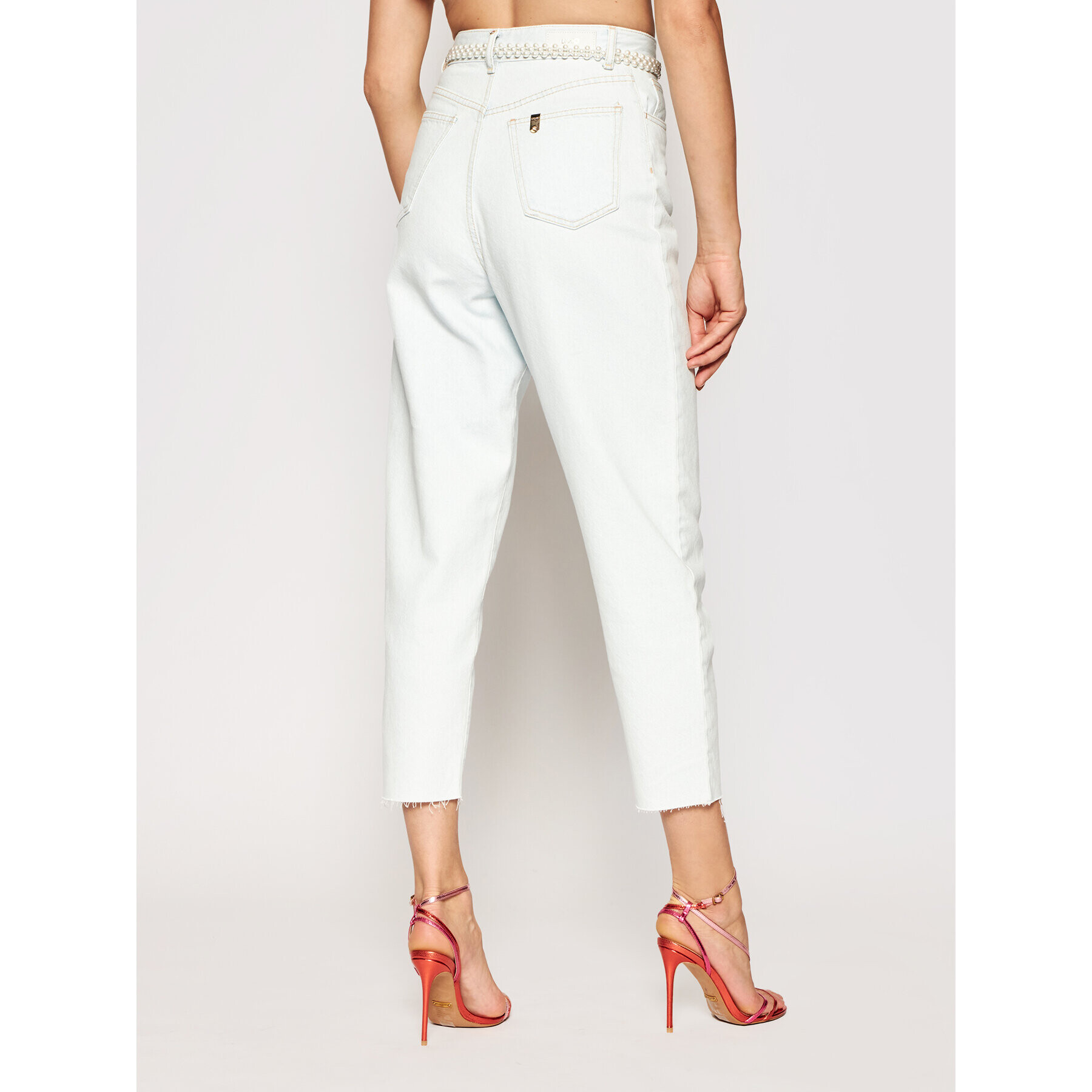 Liu Jo Дънки UA1143 D4470 Син Mom Fit - Pepit.bg