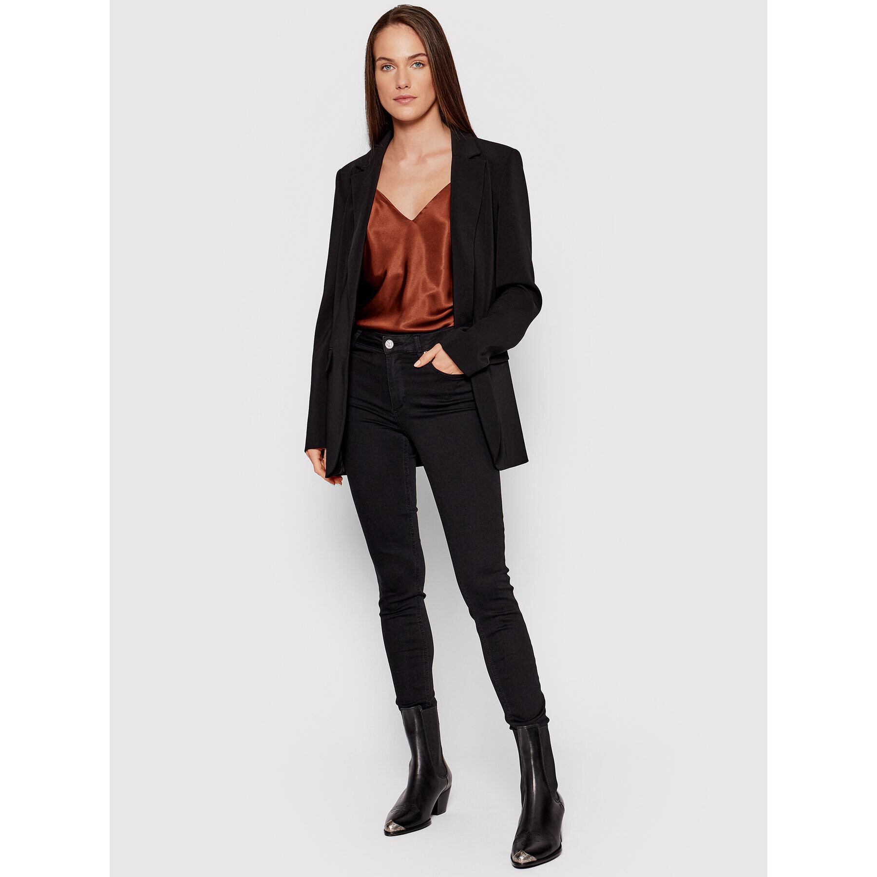 Liu Jo Дънки UA2013 D4188 Черен Skinny Fit - Pepit.bg