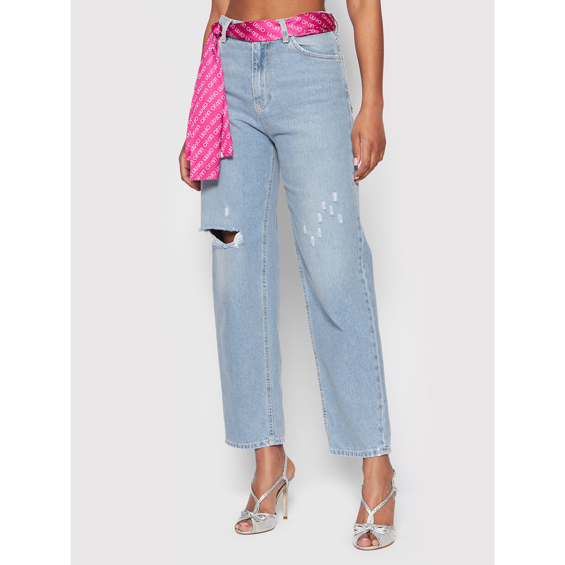 Liu Jo Дънки UA2099 D4666 Син Boyfriend Fit - Pepit.bg