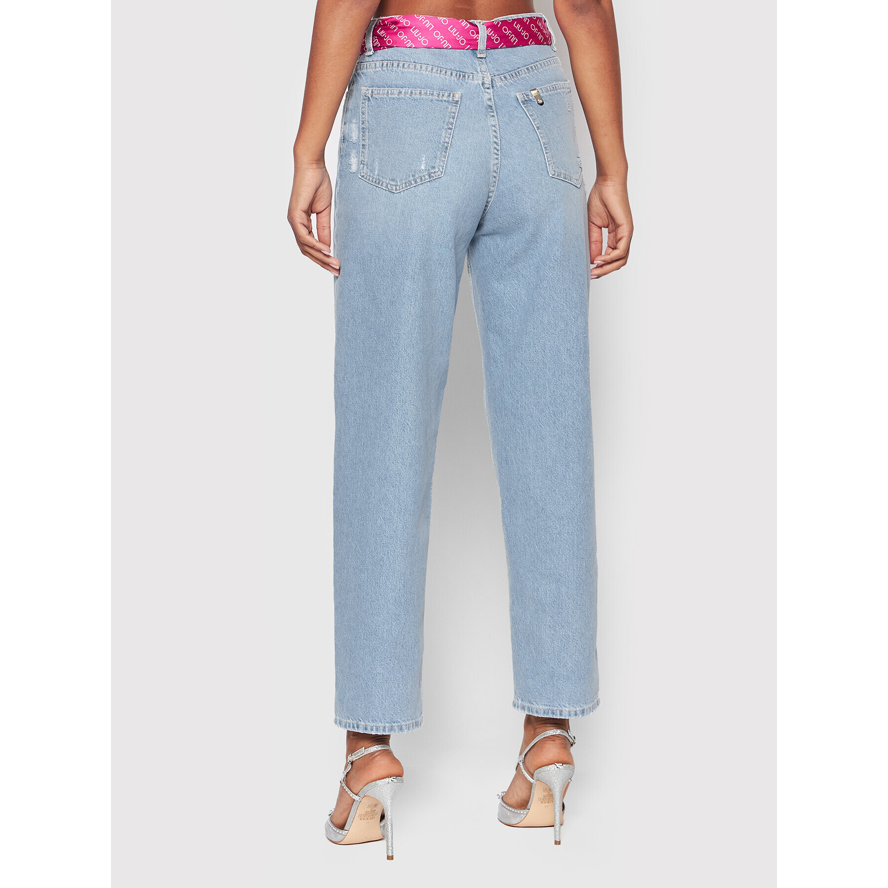Liu Jo Дънки UA2099 D4666 Син Boyfriend Fit - Pepit.bg