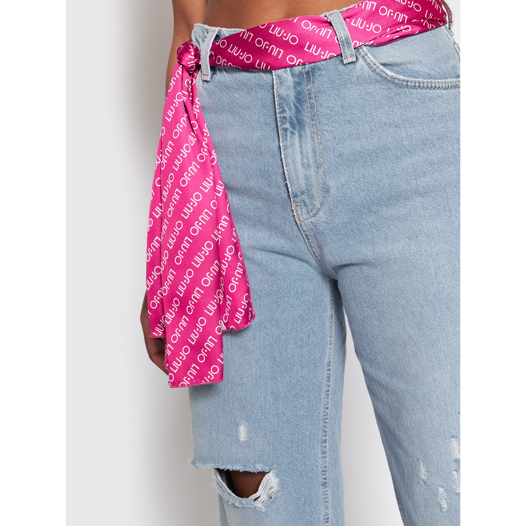 Liu Jo Дънки UA2099 D4666 Син Boyfriend Fit - Pepit.bg