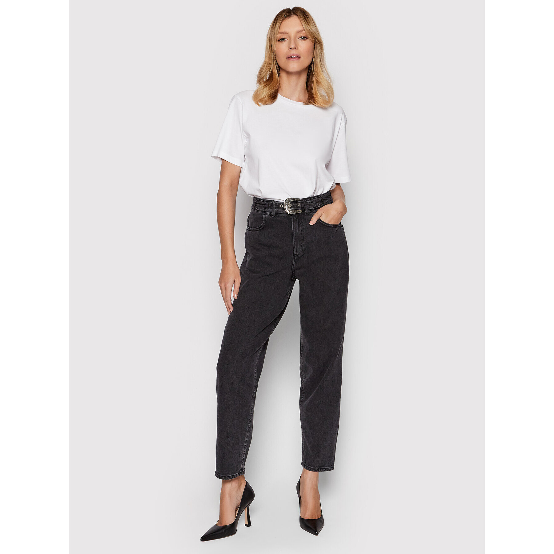 Liu Jo Дънки UA2156 D4622 Черен Relaxed Fit - Pepit.bg