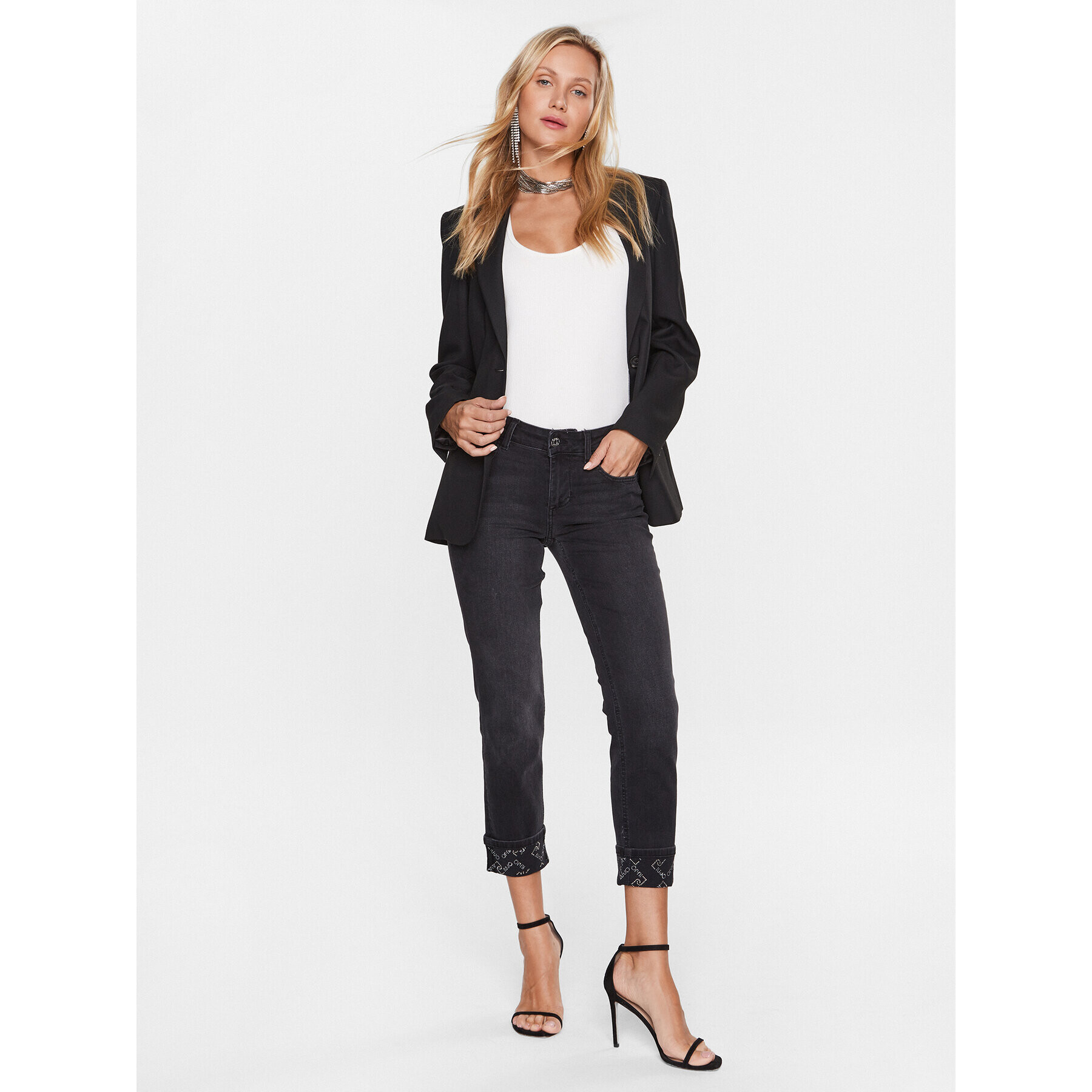 Liu Jo Дънки UA3006 D4615 Черен Skinny Fit - Pepit.bg