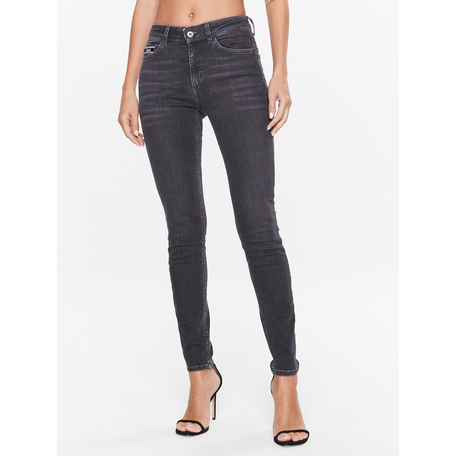 Liu Jo Дънки UA3013 DS004 Сив Slim Fit - Pepit.bg