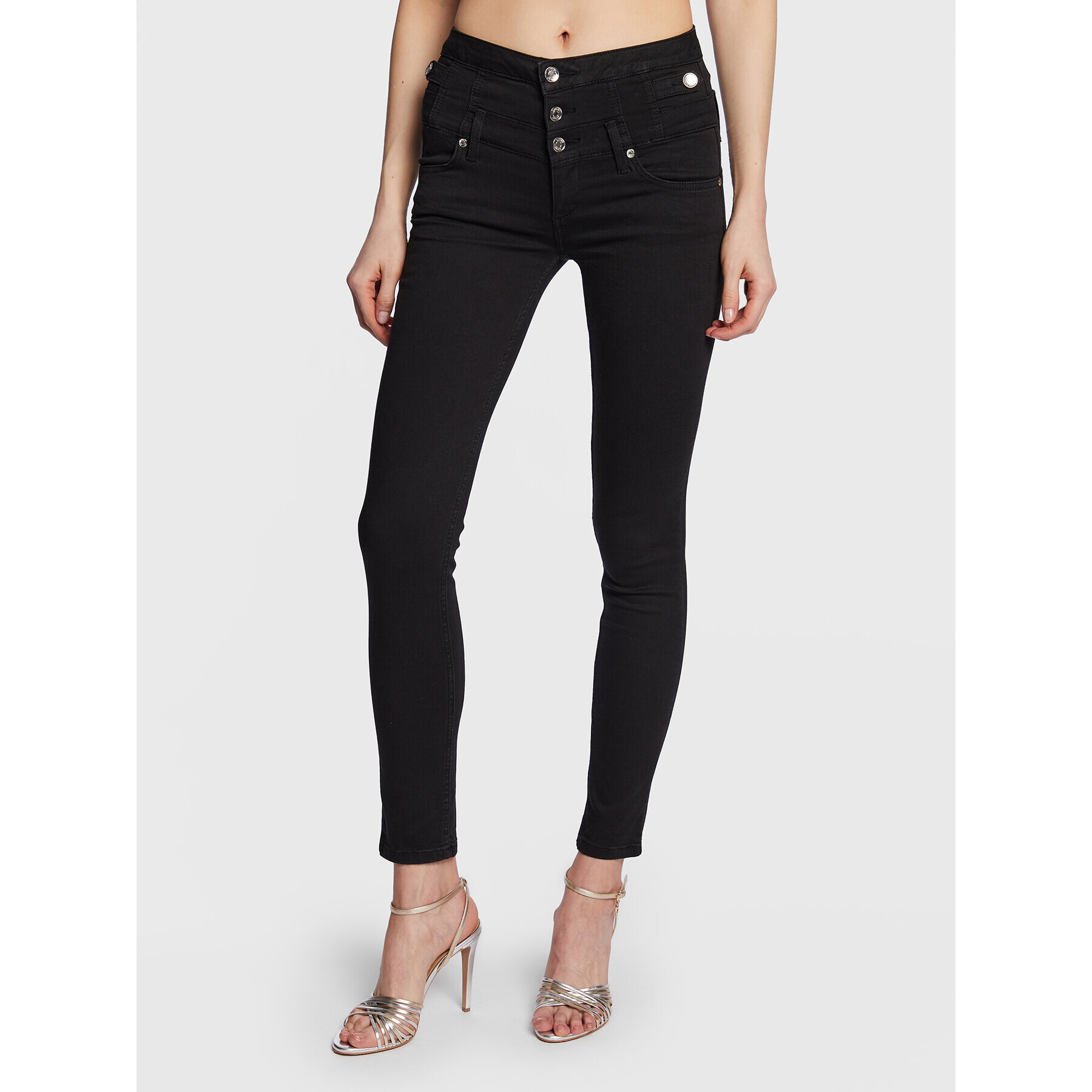 Liu Jo Дънки UA3014 D4188 Черен Slim Fit - Pepit.bg