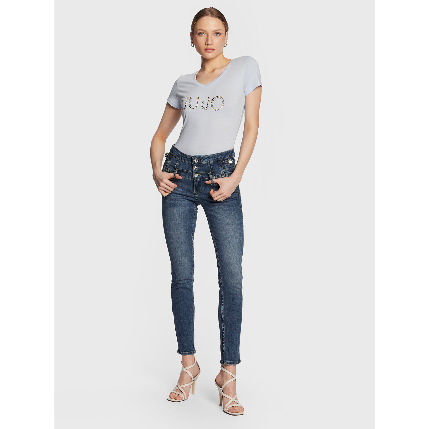 Liu Jo Дънки UA3014 D4391 Син Slim Fit - Pepit.bg