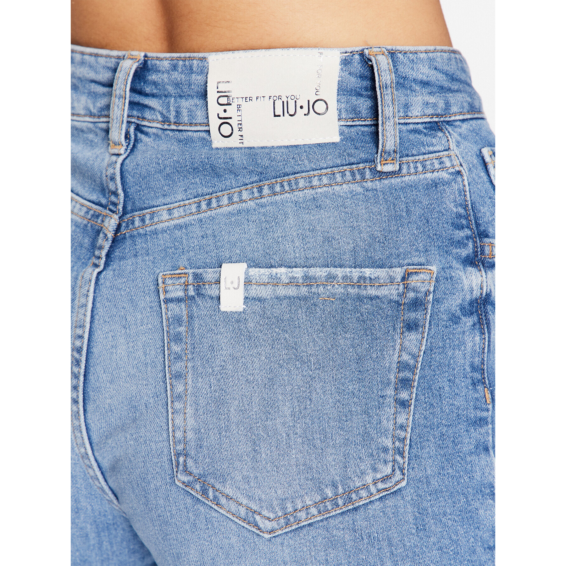 Liu Jo Дънки UA3019 DS024 Син Straight Fit - Pepit.bg