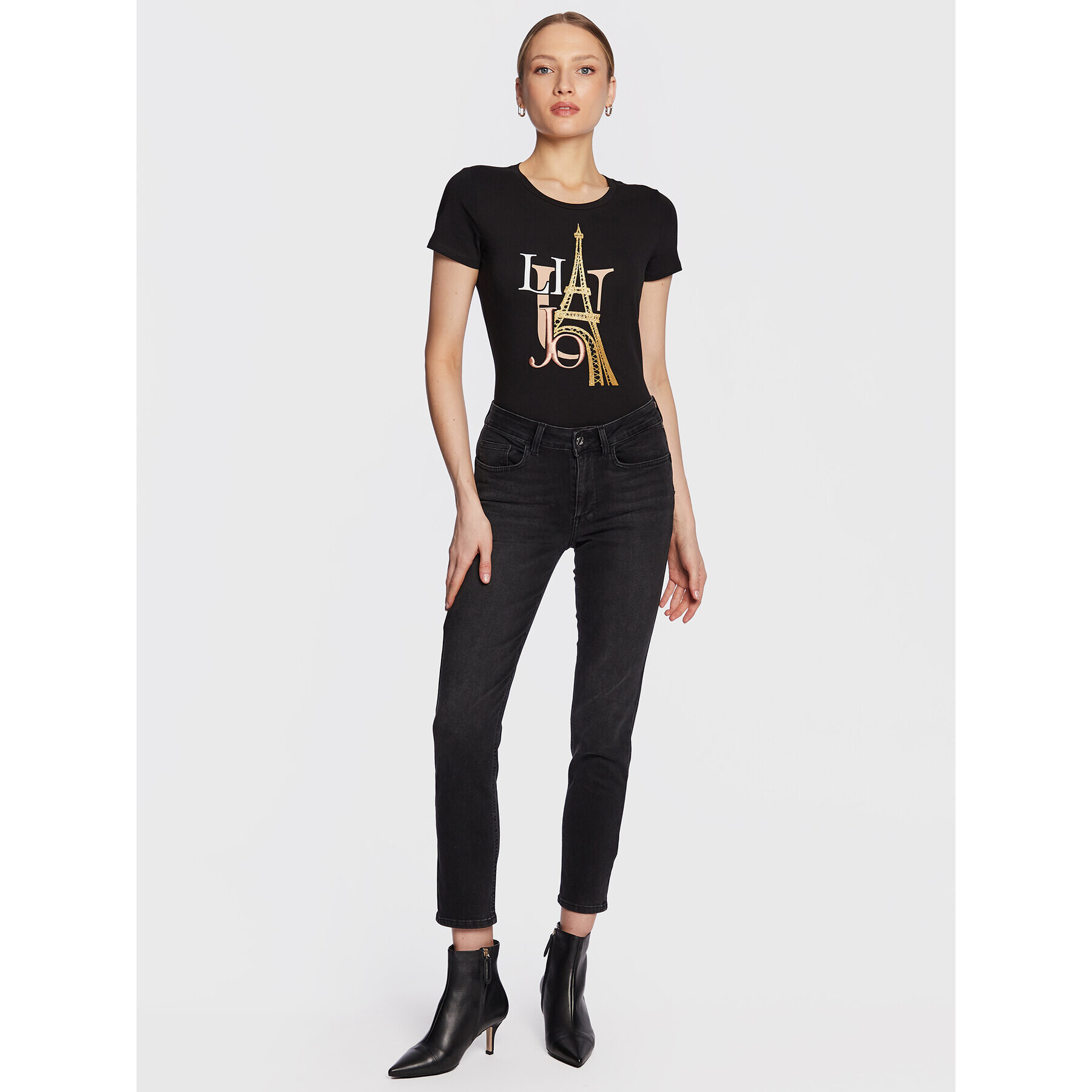 Liu Jo Дънки UA3035 D4615 Черен Slim Fit - Pepit.bg