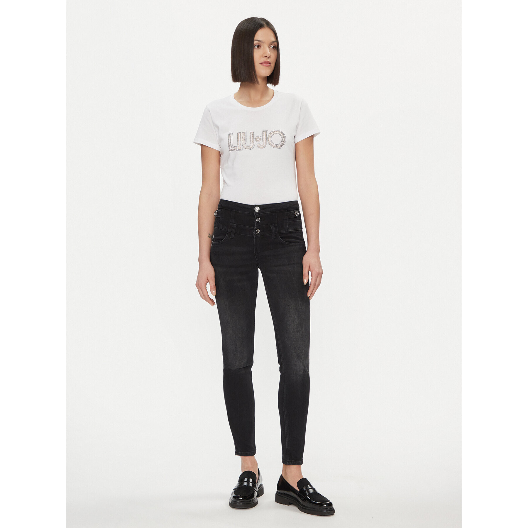 Liu Jo Дънки UA4014 D4391 Черен Skinny Fit - Pepit.bg