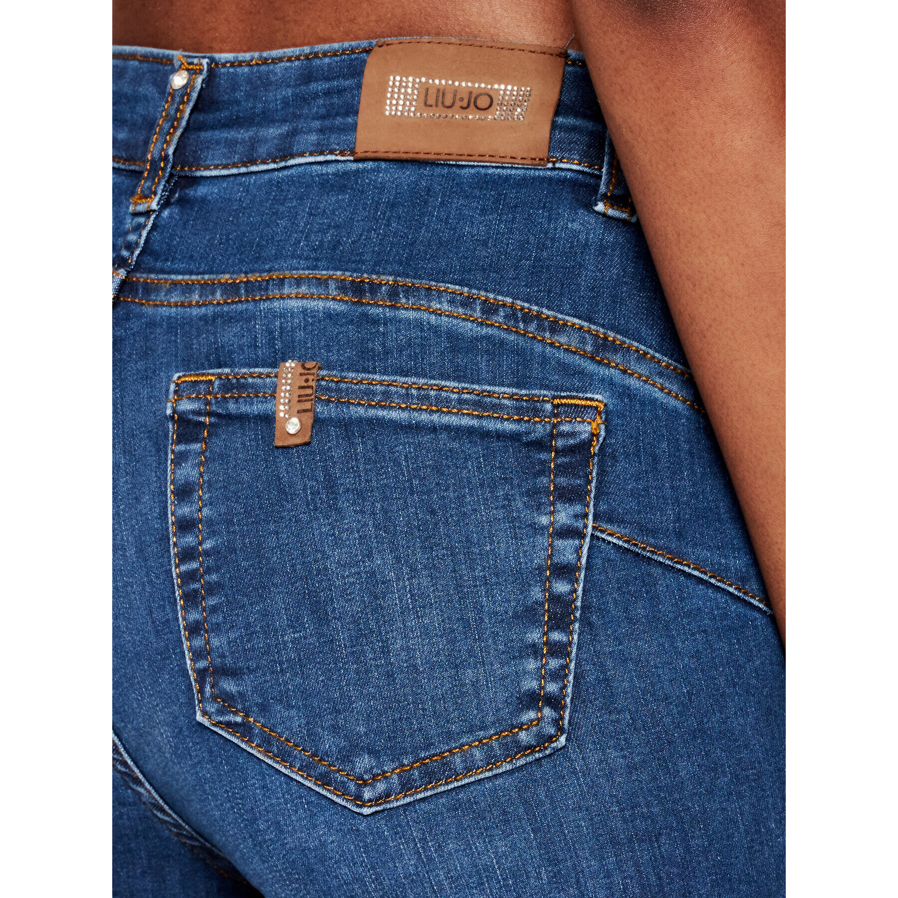 Liu Jo Дънки UF1001 D4591 Тъмносин Bottom Up Fit - Pepit.bg