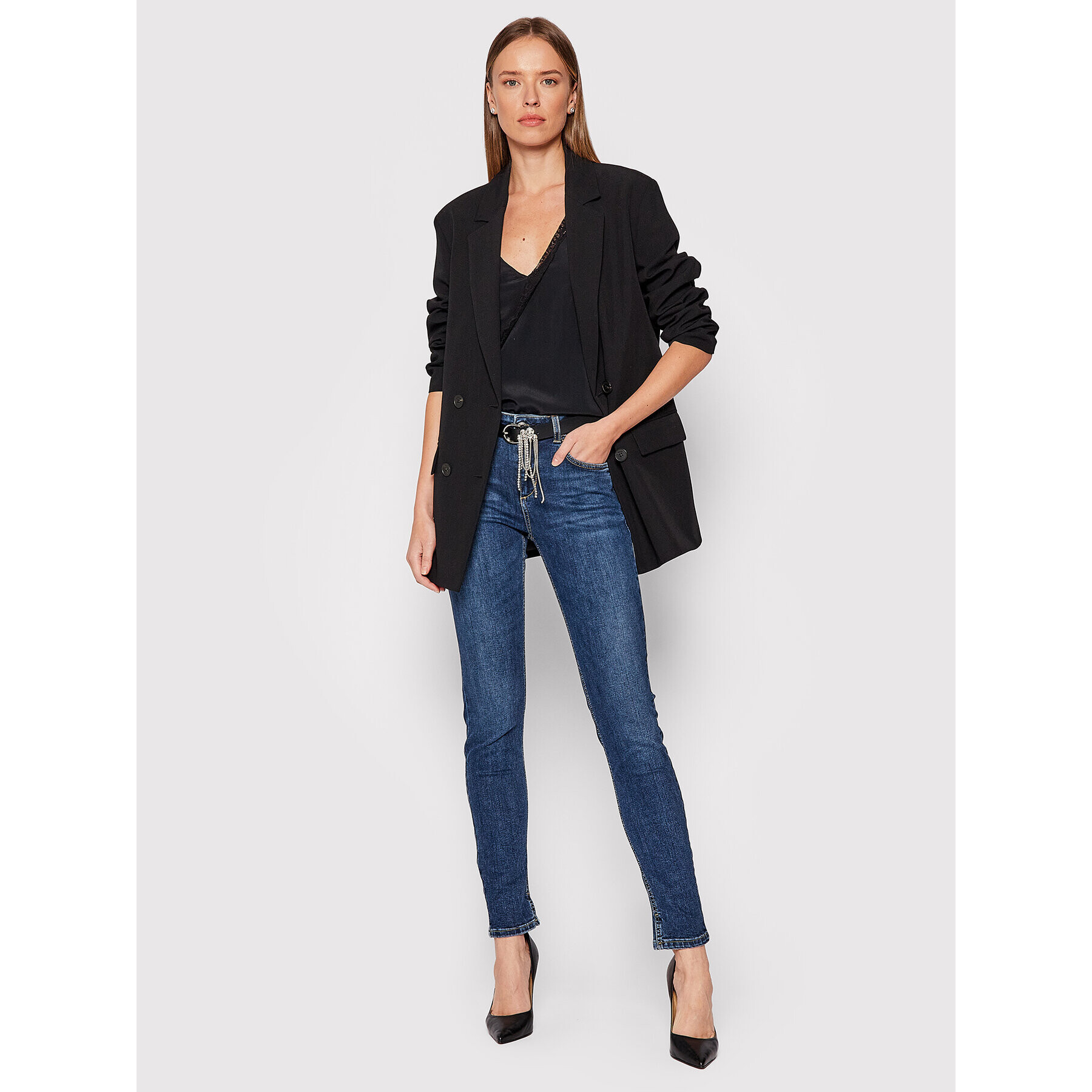 Liu Jo Дънки UF1003 D4662 Тъмносин Skinny Fit - Pepit.bg