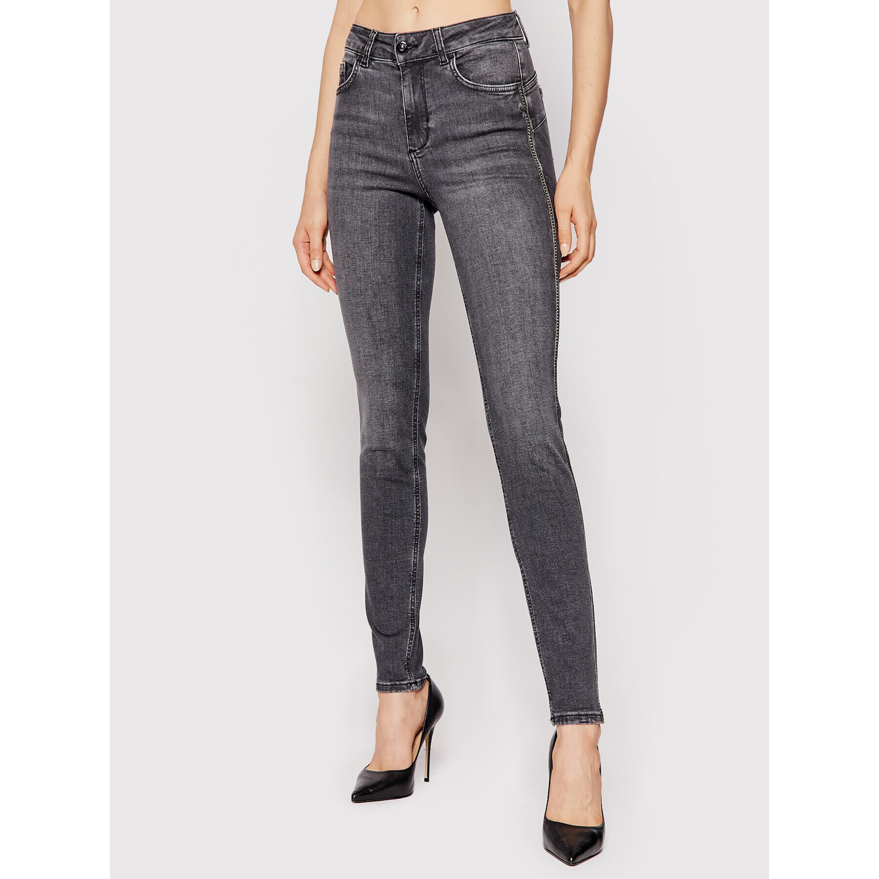 Liu Jo Дънки UF1013 D4268 Сив Slim Fit - Pepit.bg