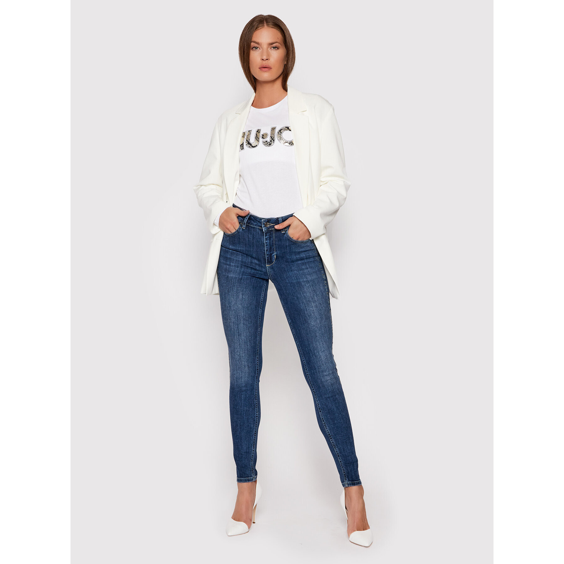 Liu Jo Дънки UF1013 D4391 Тъмносин Slim Fit - Pepit.bg