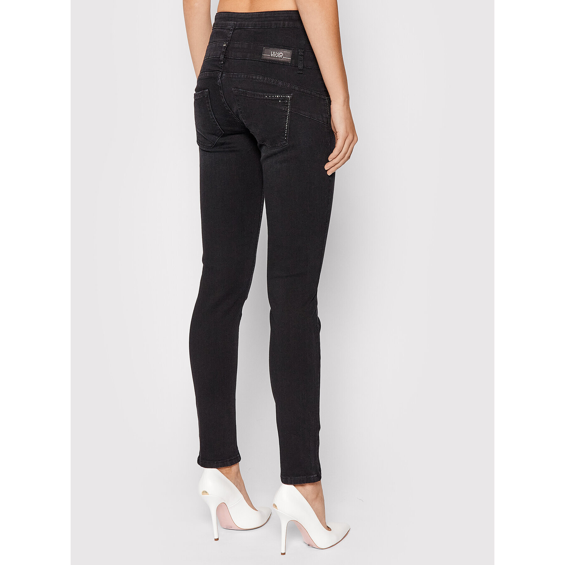 Liu Jo Дънки UF1014 D4614 Черен Slim Fit - Pepit.bg