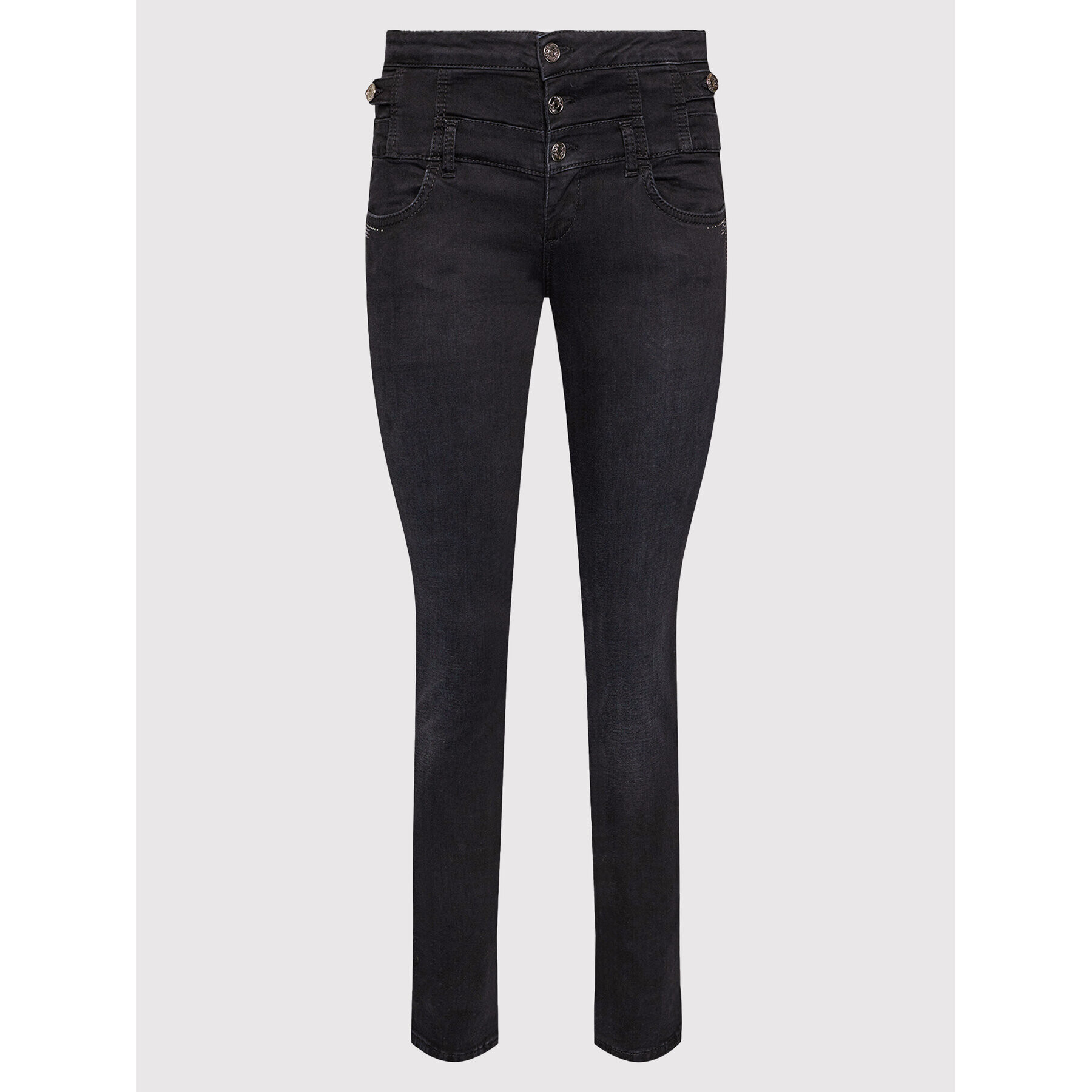 Liu Jo Дънки UF1014 D4614 Черен Slim Fit - Pepit.bg