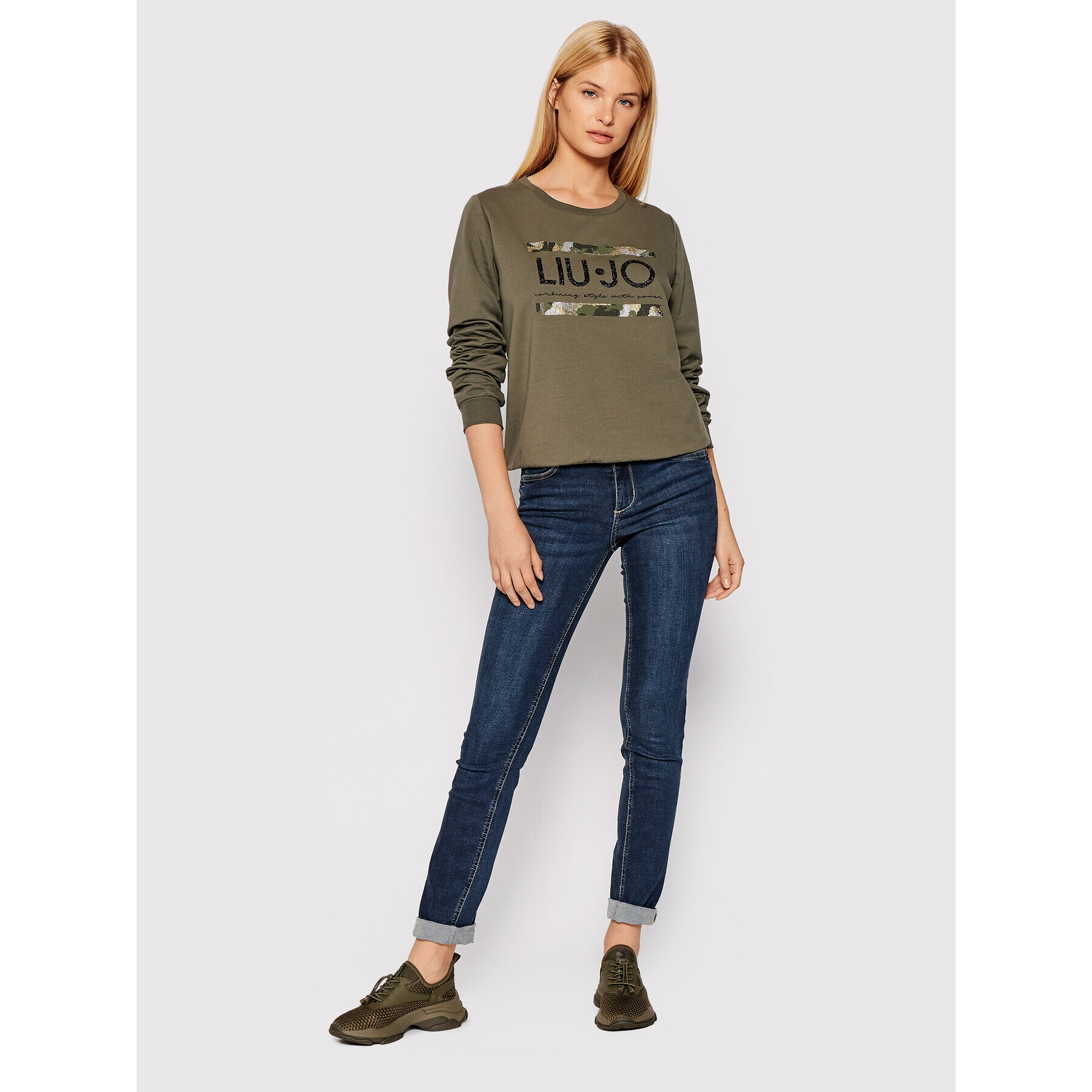 Liu Jo Дънки UF1016 D4268 Тъмносин Slim Fit - Pepit.bg