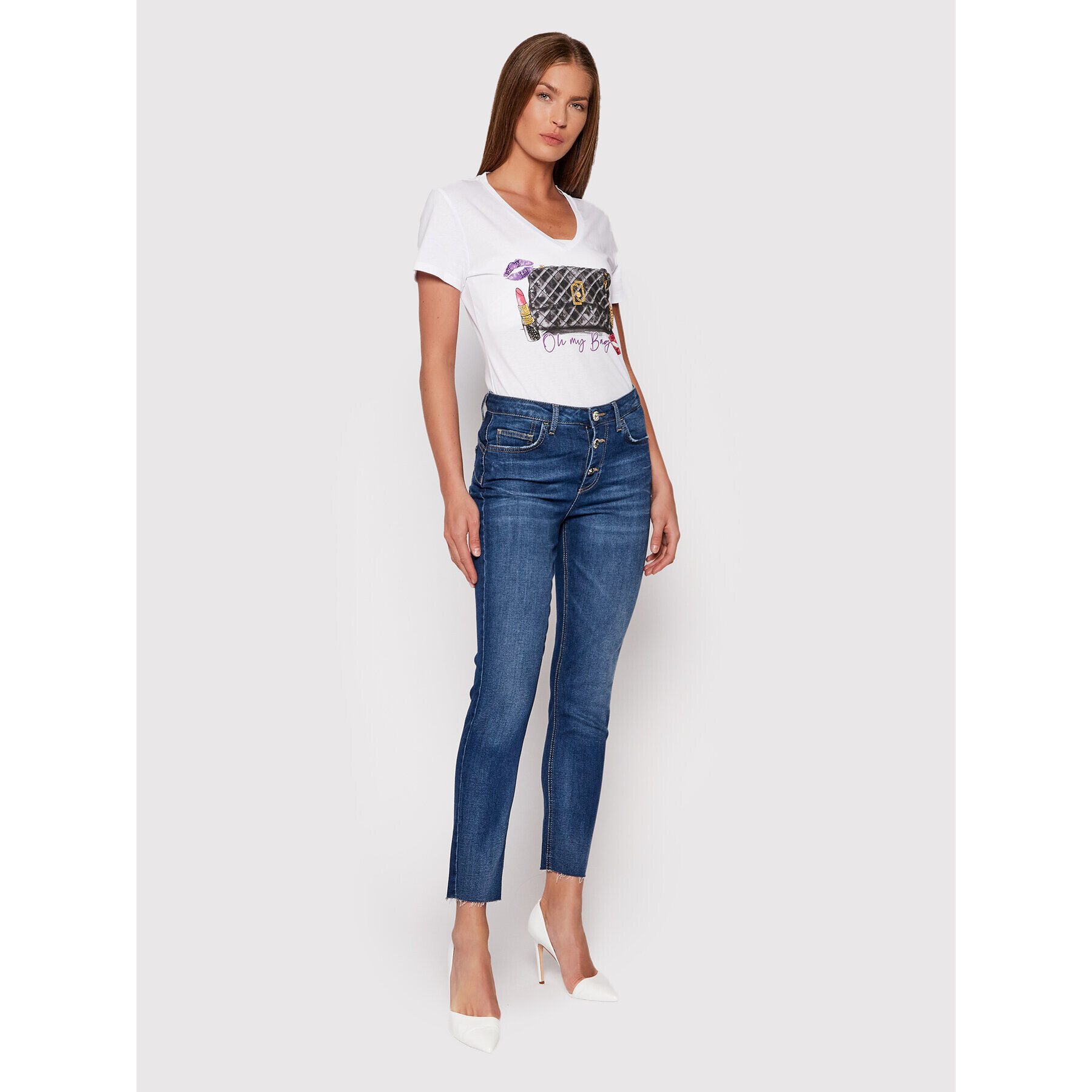 Liu Jo Дънки UF1034 D4271 Тъмносин Slim Fit - Pepit.bg