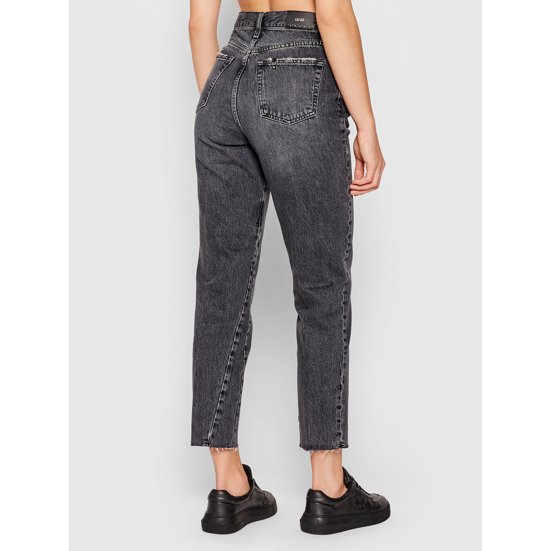 Liu Jo Дънки UF1084 D4265 Черен Mom Fit - Pepit.bg
