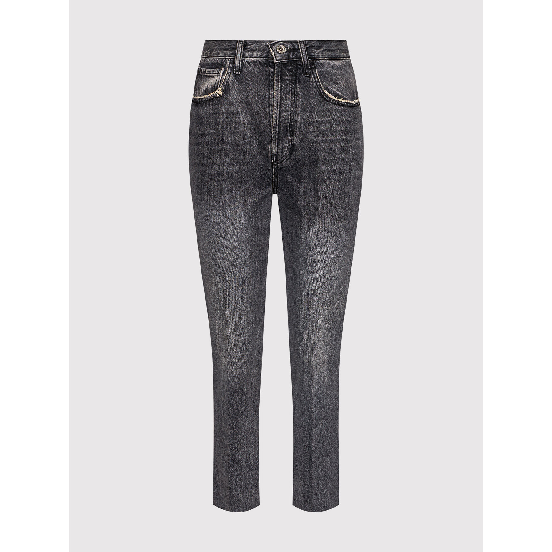 Liu Jo Дънки UF1084 D4265 Черен Mom Fit - Pepit.bg