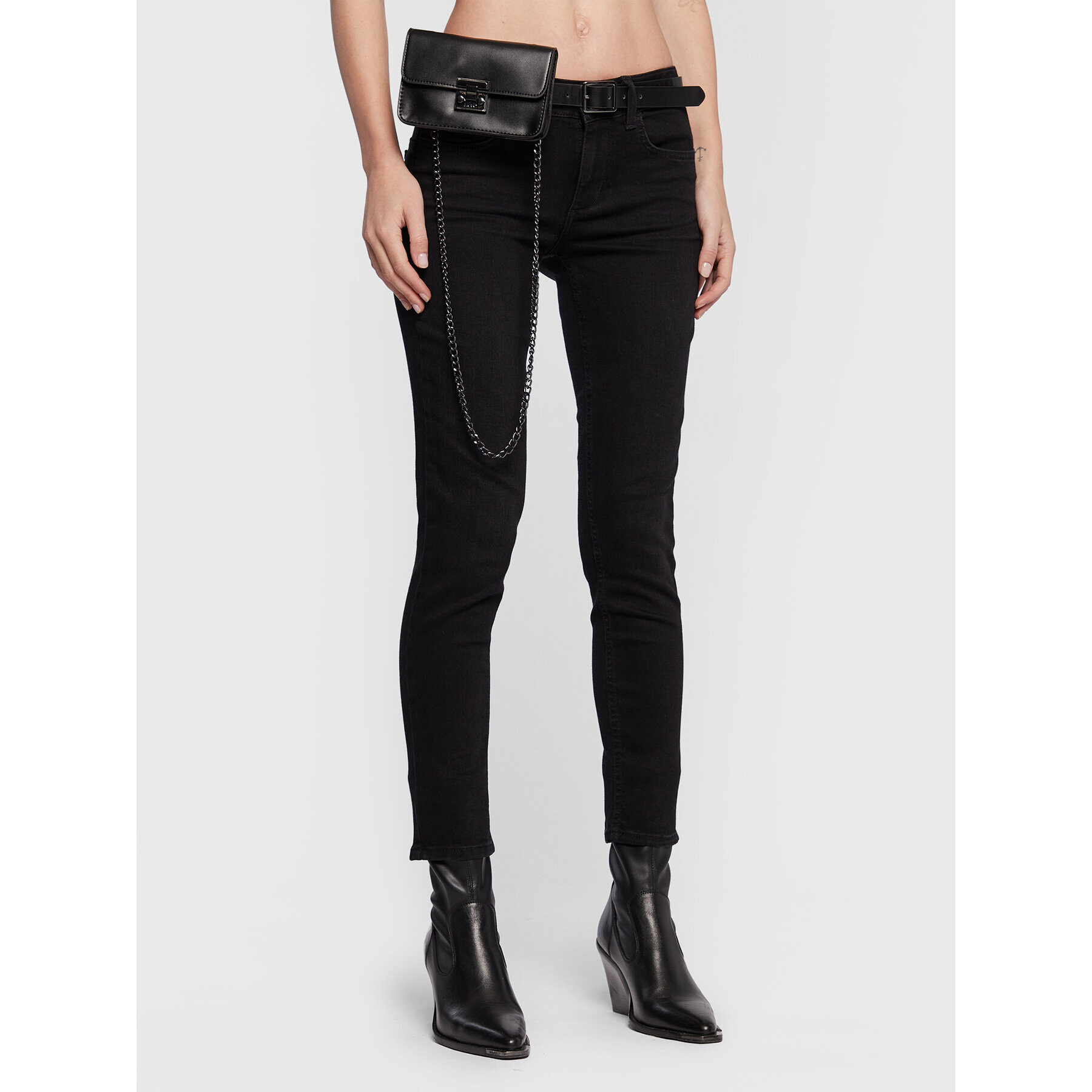 Liu Jo Дънки UF2001 D4740 Черен Skinny Fit - Pepit.bg