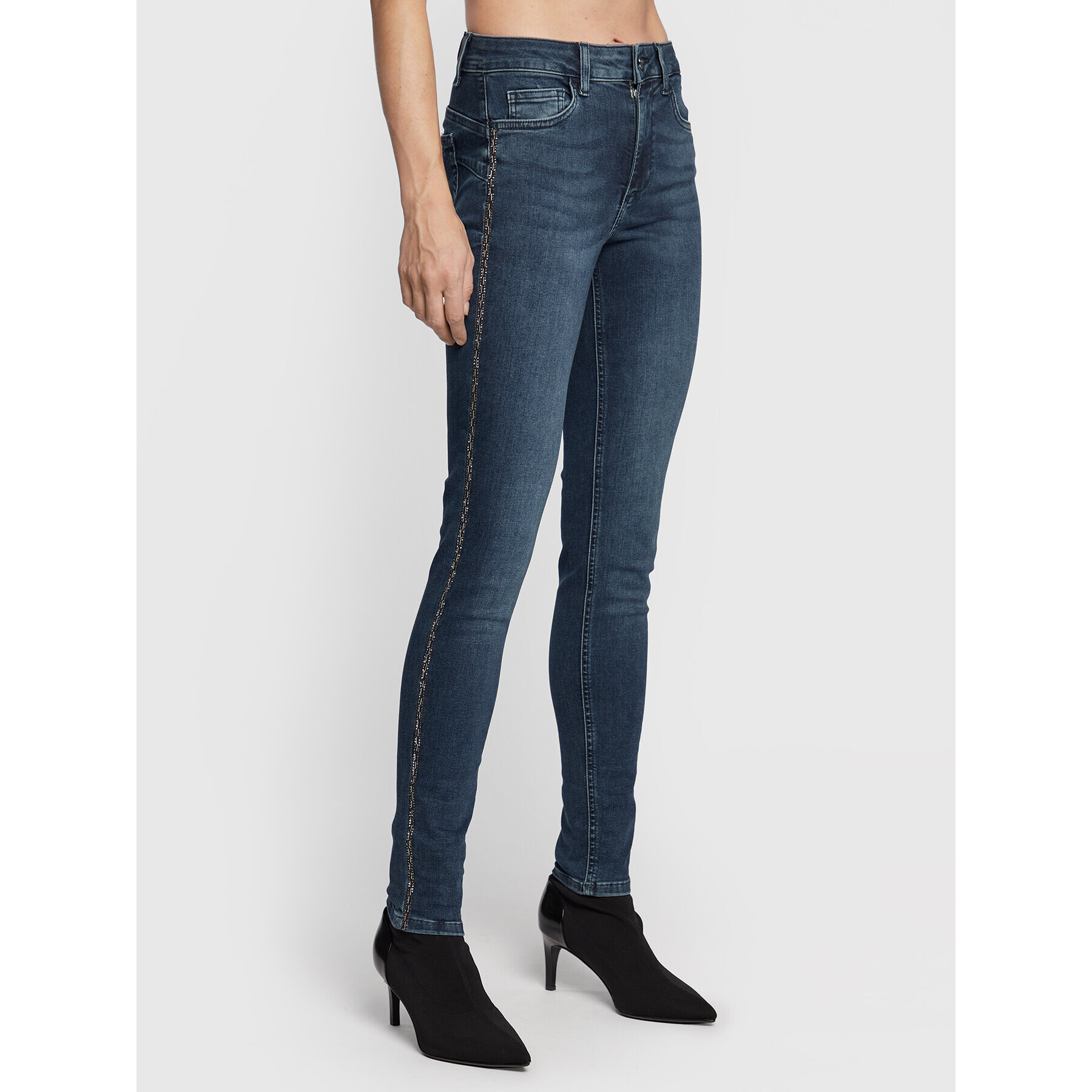 Liu Jo Дънки UF2013 D4268 Тъмносин Slim Fit - Pepit.bg