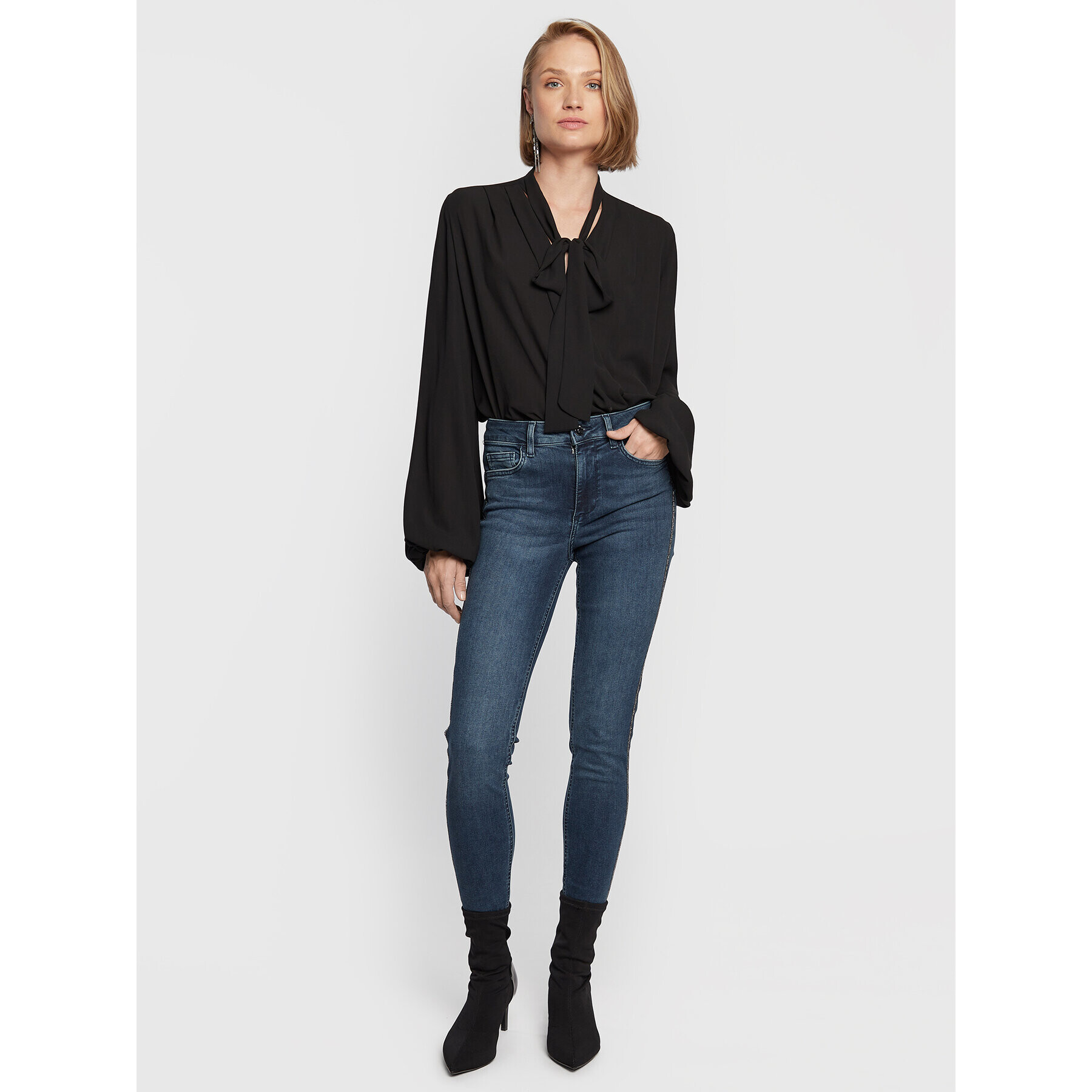 Liu Jo Дънки UF2013 D4268 Тъмносин Slim Fit - Pepit.bg