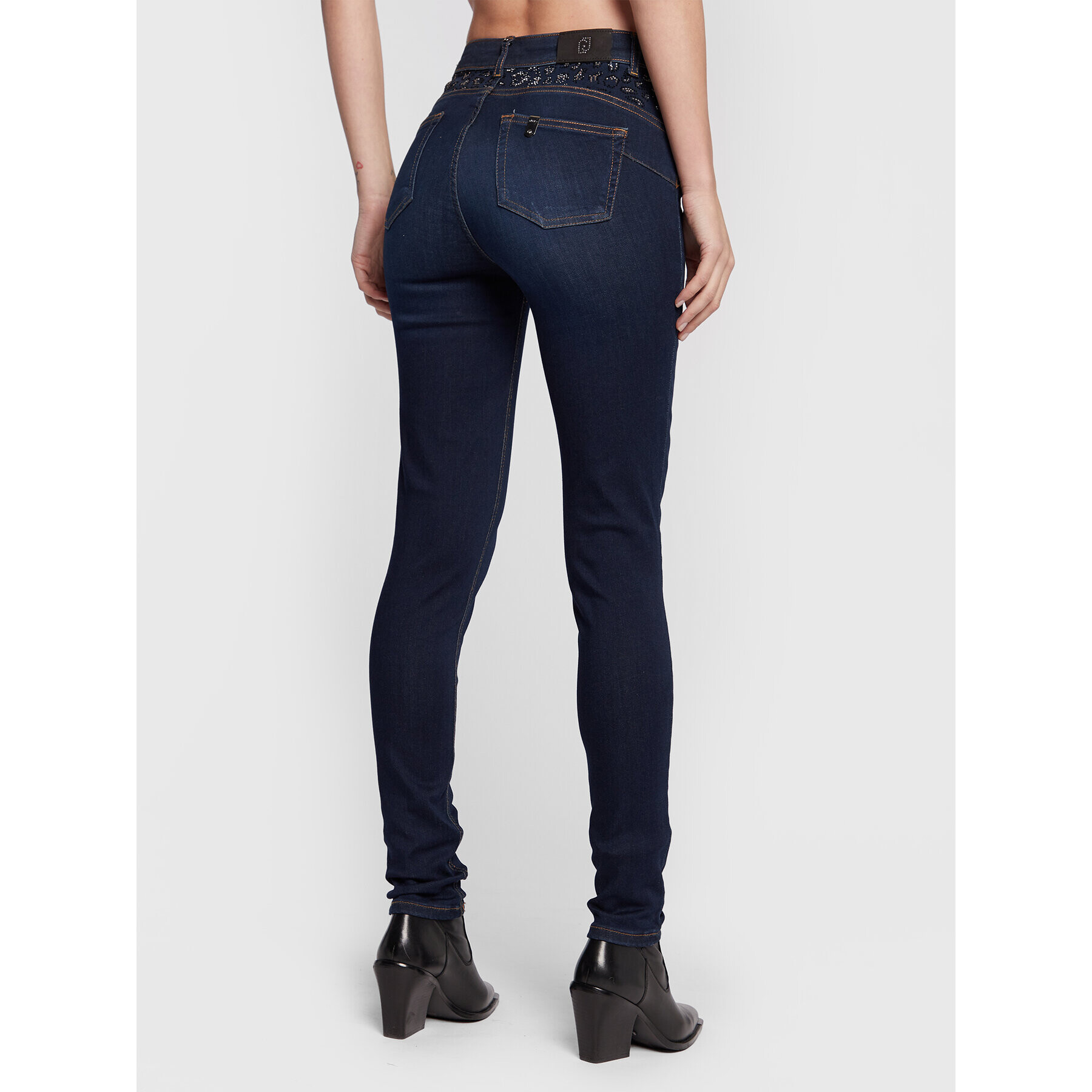 Liu Jo Дънки UF2013 D4376 Тъмносин Skinny Fit - Pepit.bg