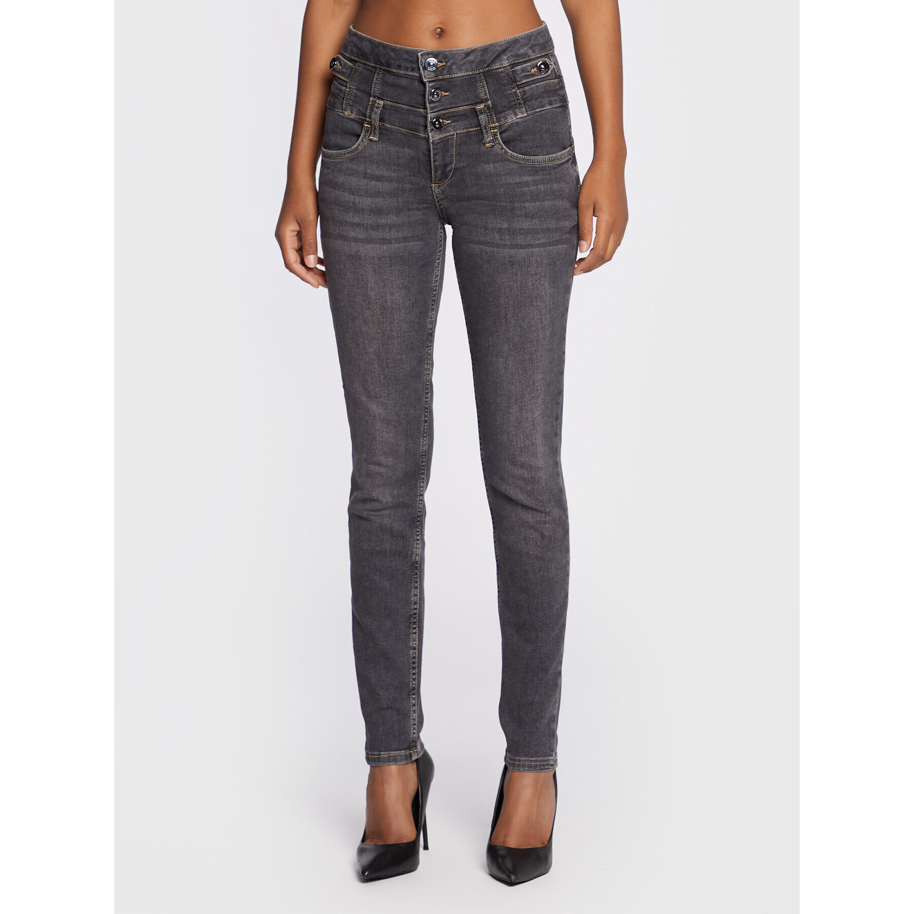 Liu Jo Дънки UF2014 D4268 Сив Skinny Fit - Pepit.bg