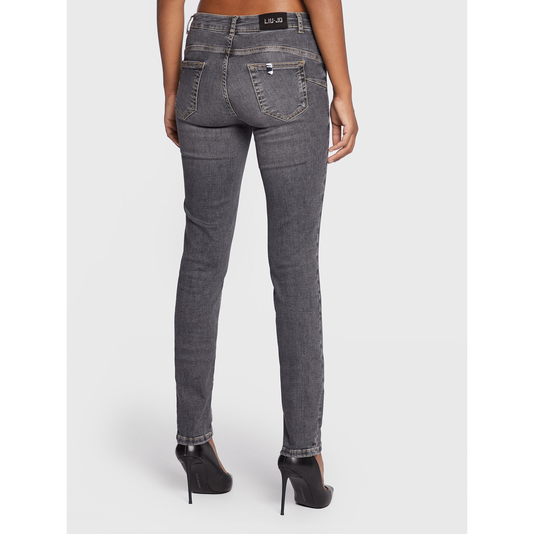 Liu Jo Дънки UF2016 D4268 Сив Bottom Up Fit - Pepit.bg