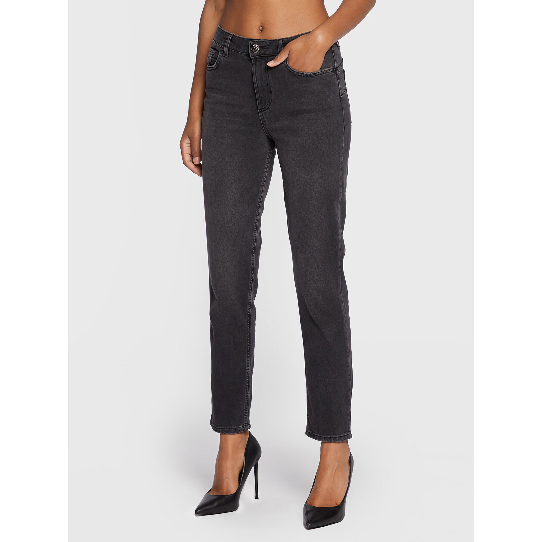 Liu Jo Дънки UF2034 D4391 Черен Bottom Up Fit - Pepit.bg