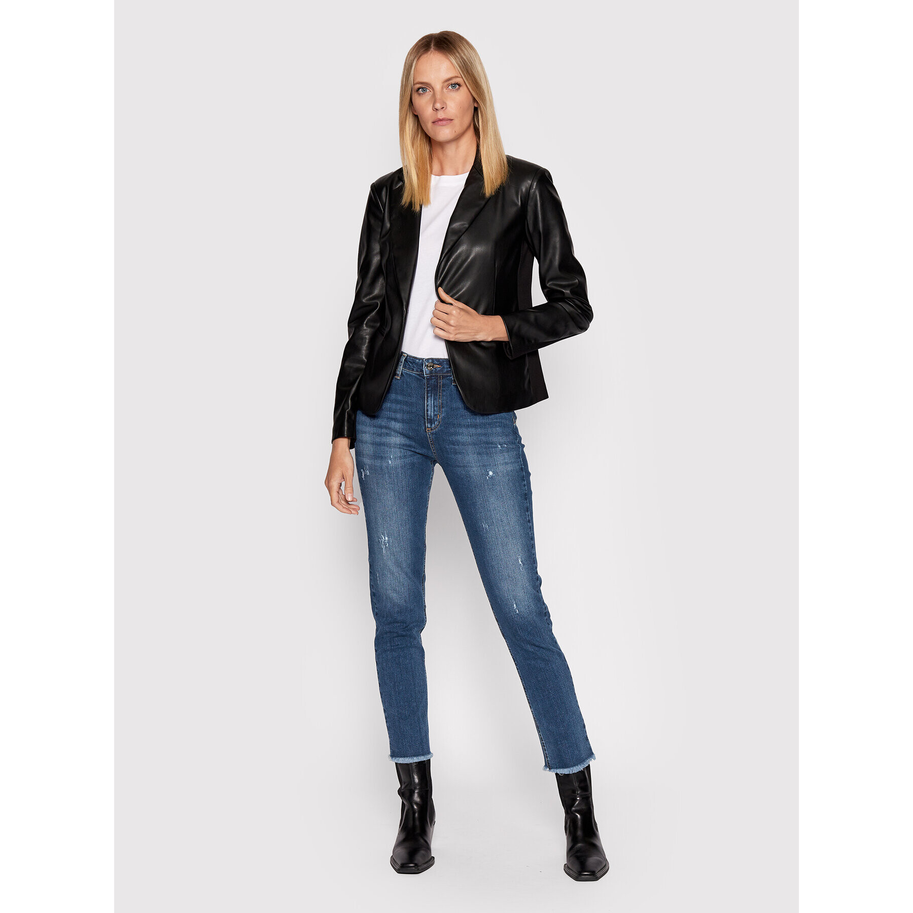 Liu Jo Дънки UF2034 D4691 Тъмносин Slim Fit - Pepit.bg