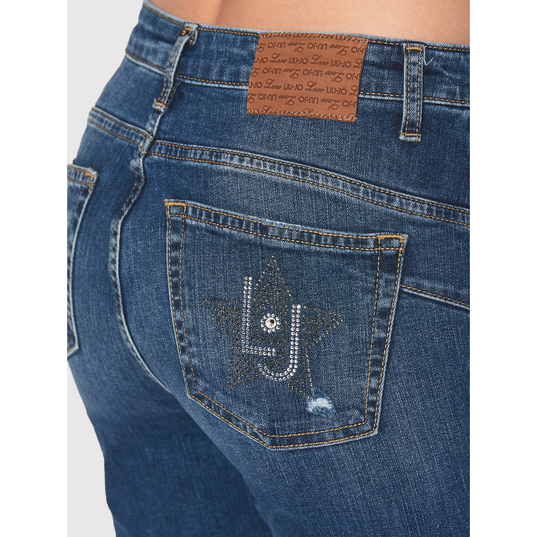 Liu Jo Дънки UF2034 D4691 Тъмносин Slim Fit - Pepit.bg
