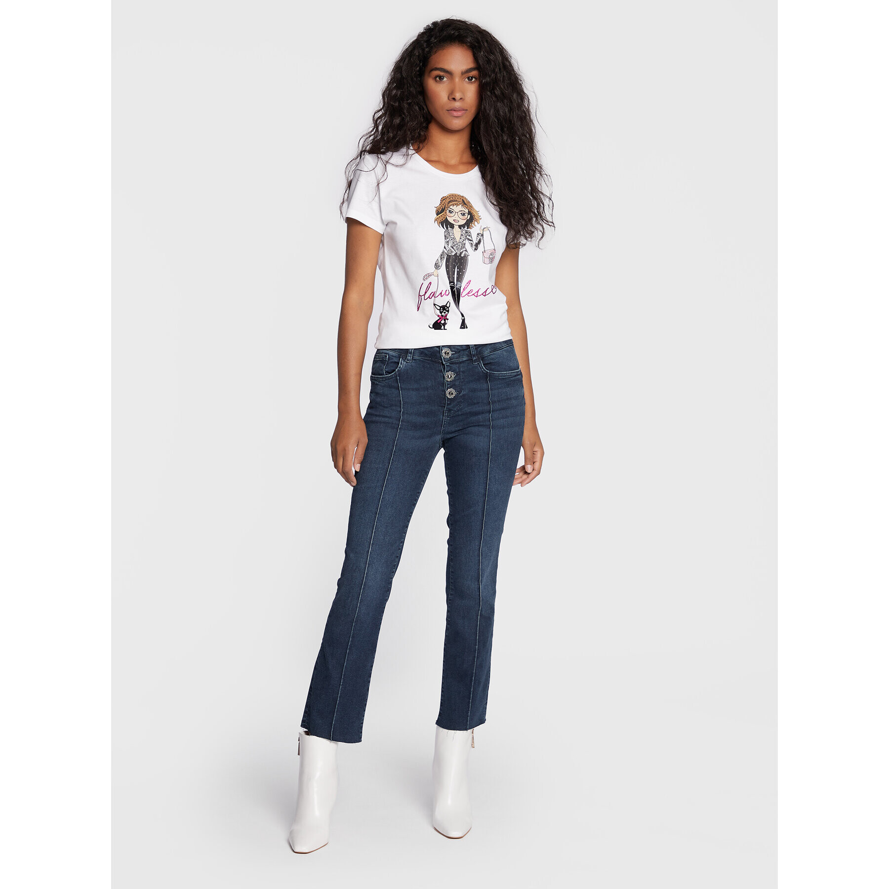 Liu Jo Дънки UF2040 D4268 Син Bootcut Fit - Pepit.bg